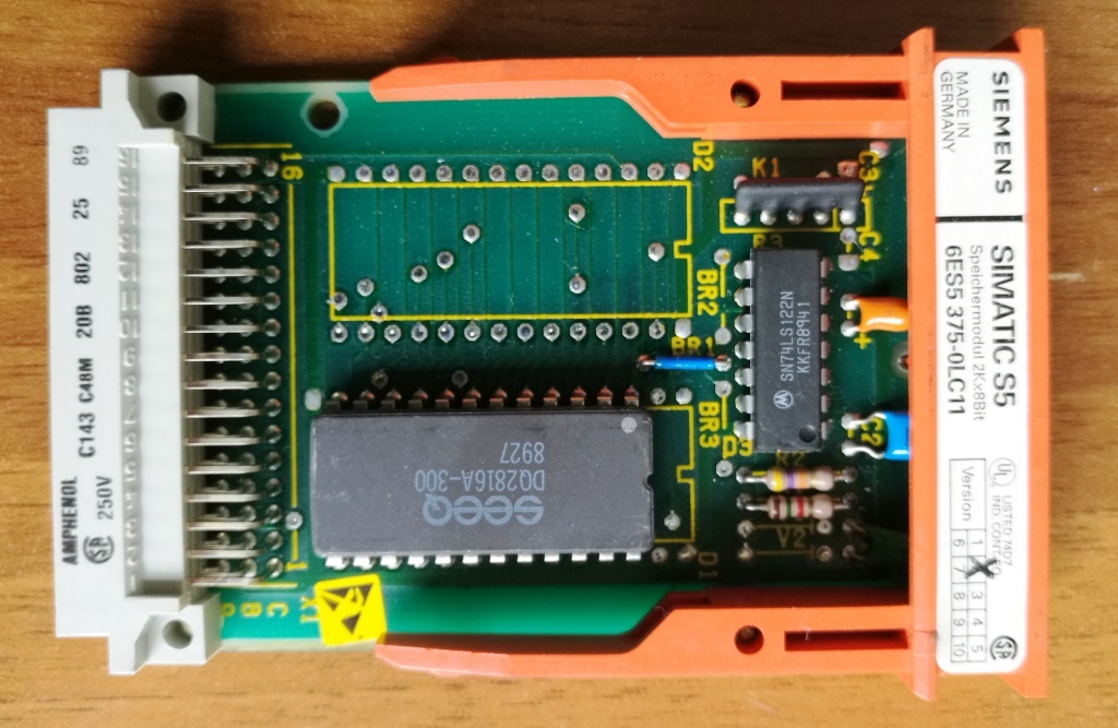 EPROM 2KX8BIT – SIEMENS – MOD.6ES5375-0LC11 (PLC-19) in vendita - foto 1