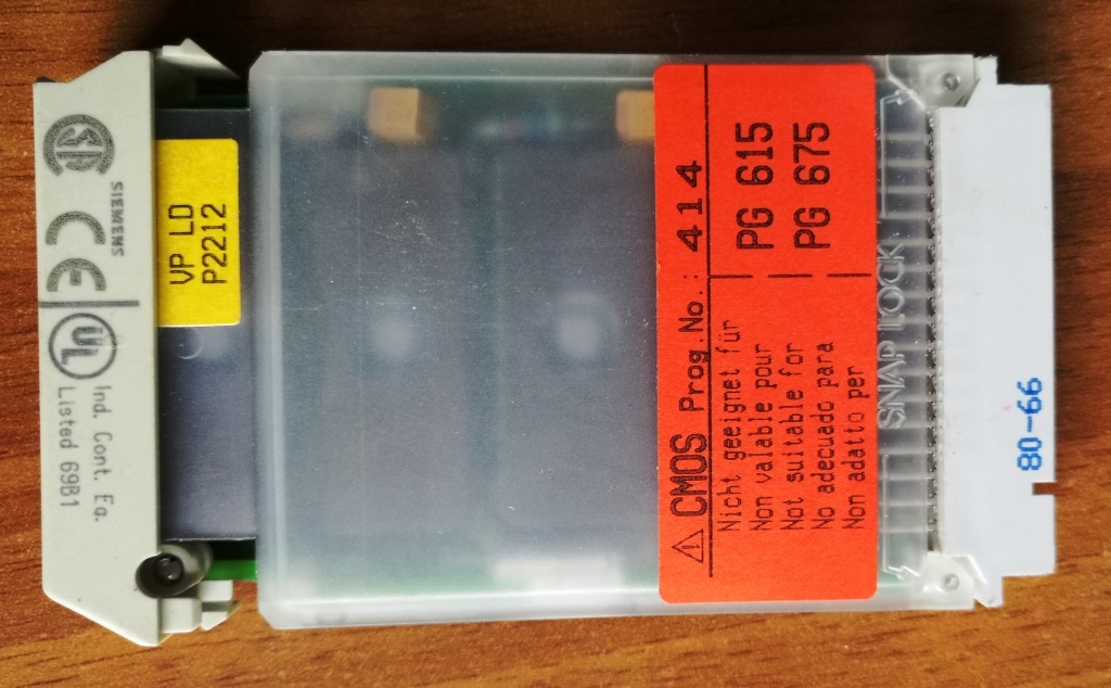 EPROM 32KB – SIEMENS – MOD.6ES5373-1AA41 (PLC-18) in vendita - foto 1