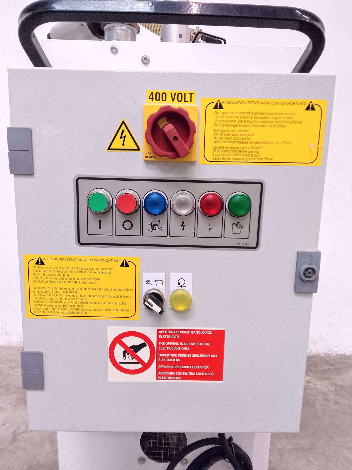 ASPIRATORE INDUSTRIALE POLVERI – NILFISK (MF-PR-ASP-75) in vendita - foto 4