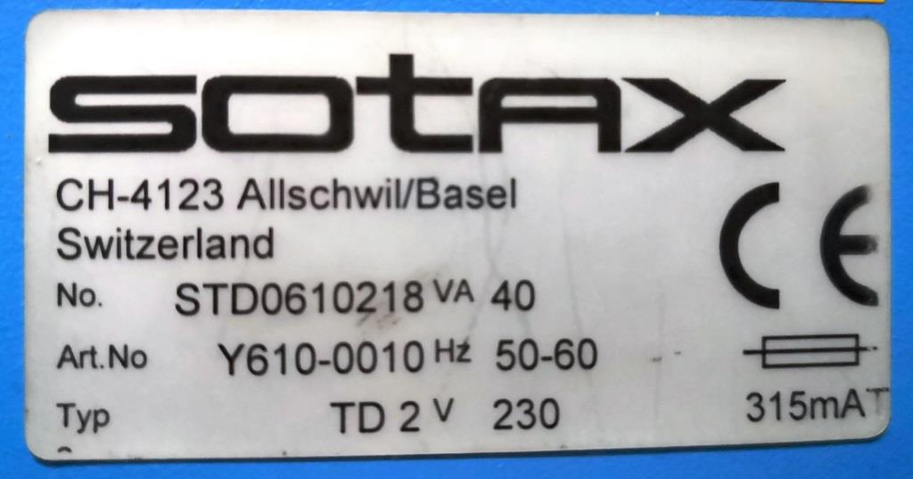 TESTER DENSITA’ POLVERI – SOTAX – MOD. TD 2 (APP-22) in vendita - foto 7