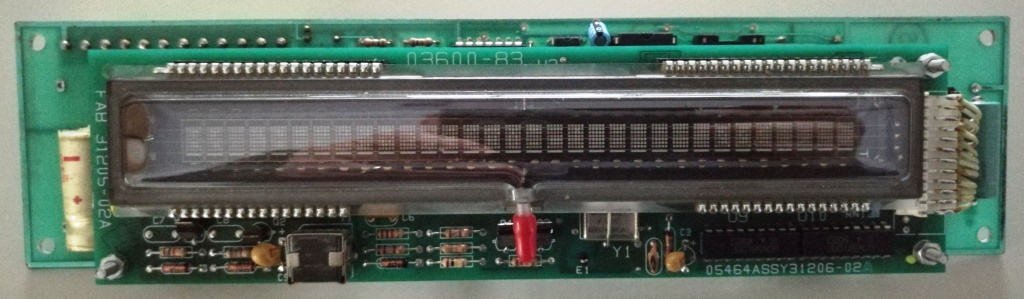 DISPLAY UNA RIGA CON EPROM – MOD.FAB 31205-02A (PLC-23) in vendita - foto 1