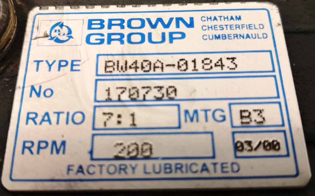 MOTORIDUTTORE – BROWN GROUP (COD. RIC-MOT-40) in vendita - foto 4