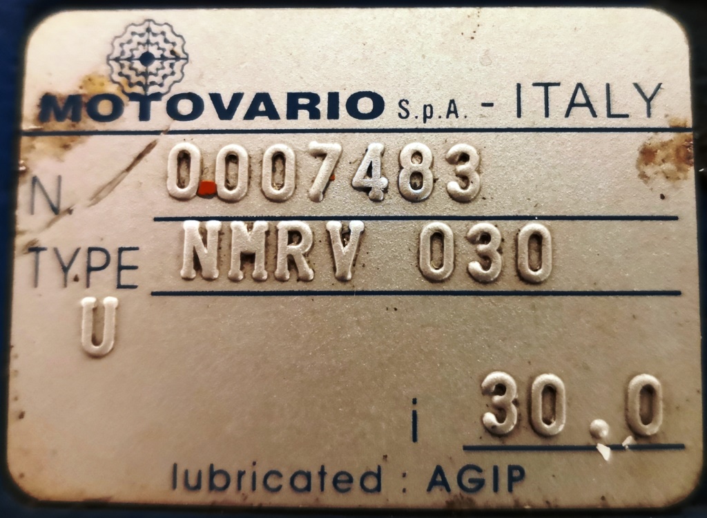 MOTORE CON RIDUTTORE – MOTOVARIO (COD. RIC-MOT-38) in vendita - foto 3