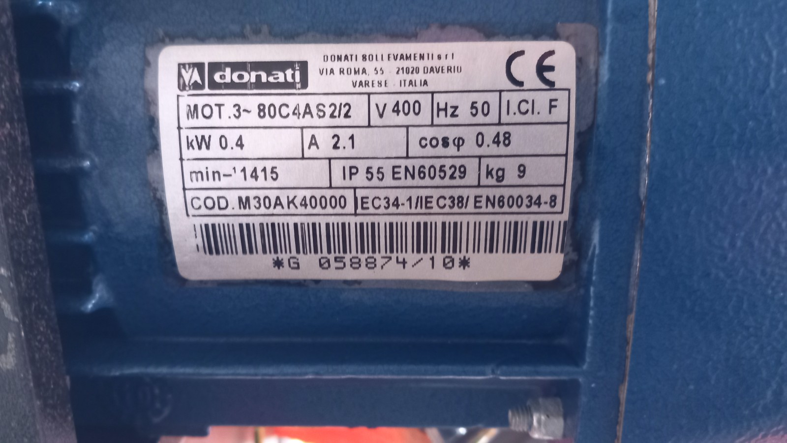 ELEVATORE A COLONNA – MANES (COD. MF-PR-ELE-83) in vendita - foto 4