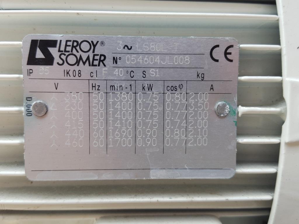 POMPA CARRELLATA DA TRAVASO – LEROY SOMER  (POM-41) in vendita - foto 10