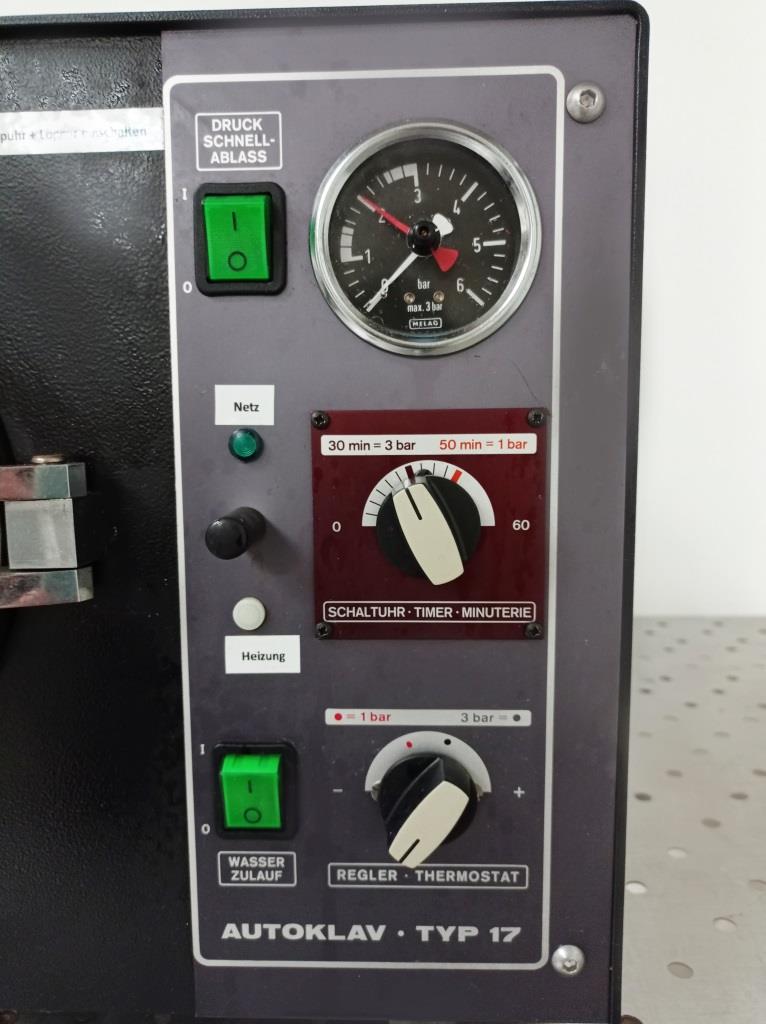 AUTOCLAVE STERILIZZATORE LAB – MELAG TYP 17 (AUT-2) in vendita - foto 5