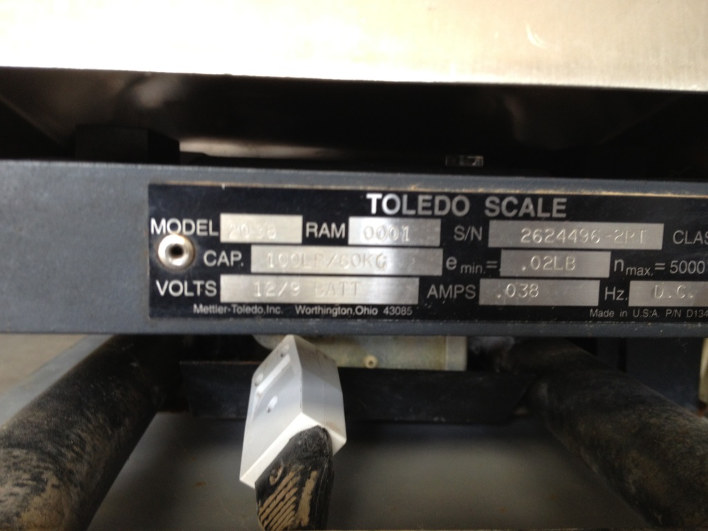 BILANCIA INDUSTRIALE TOLEDO – MOD. 2038 (BIL-23) in vendita - foto 5