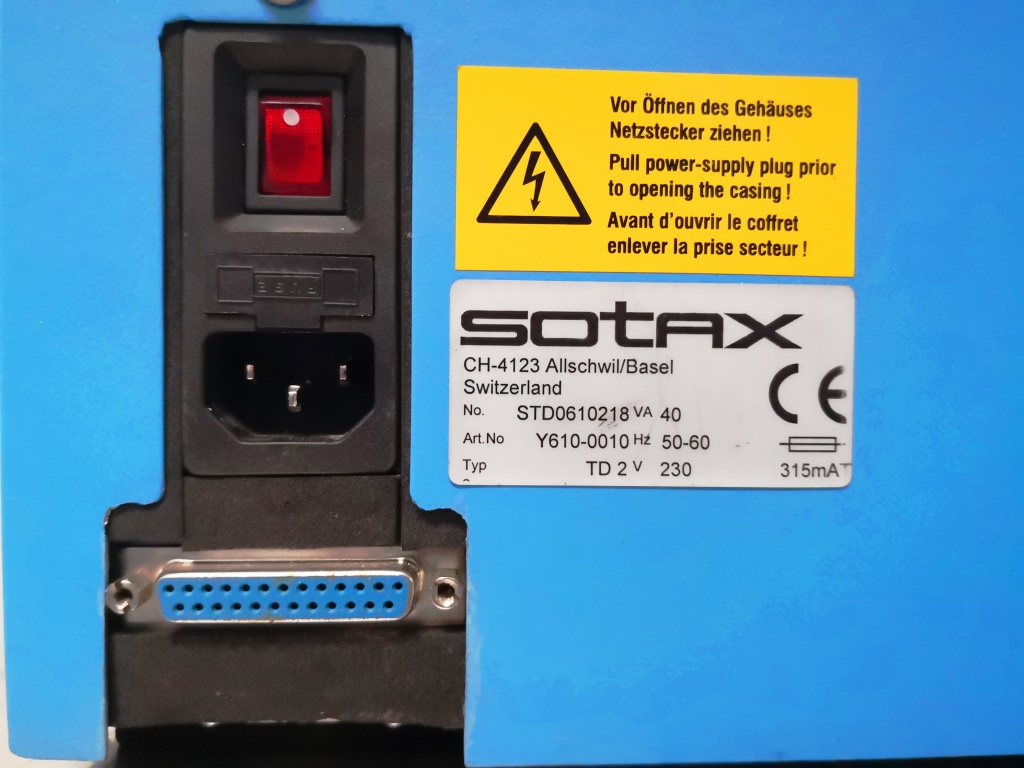 TESTER DENSITA’ POLVERI – SOTAX – MOD. TD 2 (APP-22) in vendita - foto 6