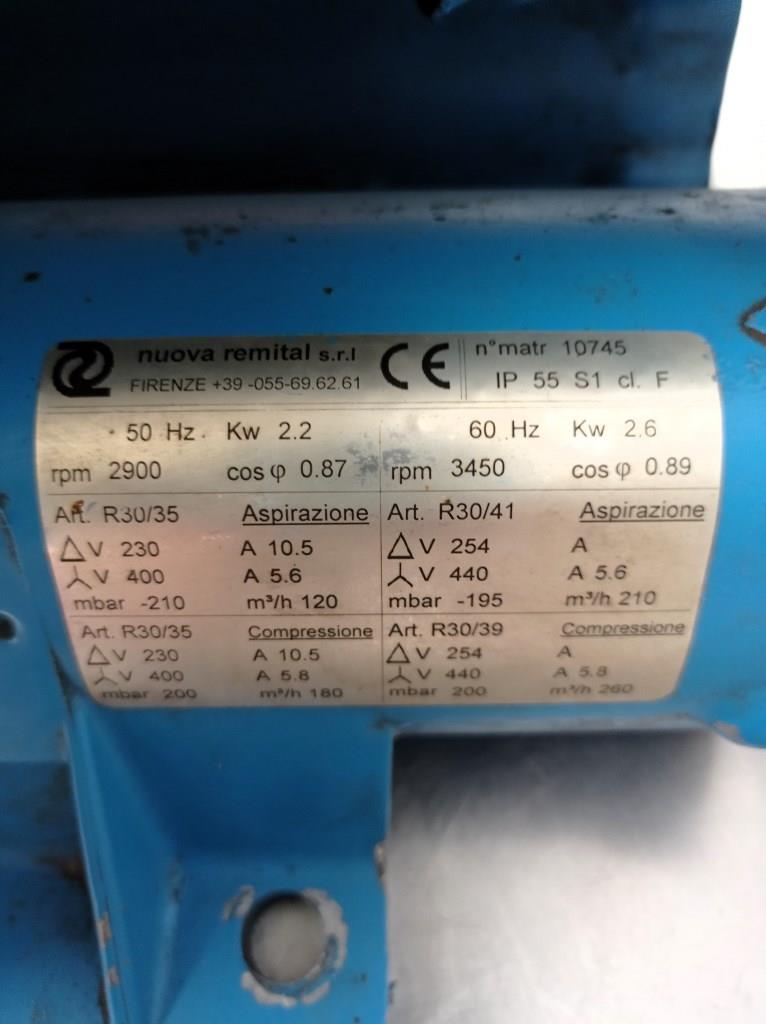 TURBOSOFFIANTE – NUOVA REMITAL – MOD. R30 (TUR-6) in vendita - foto 5
