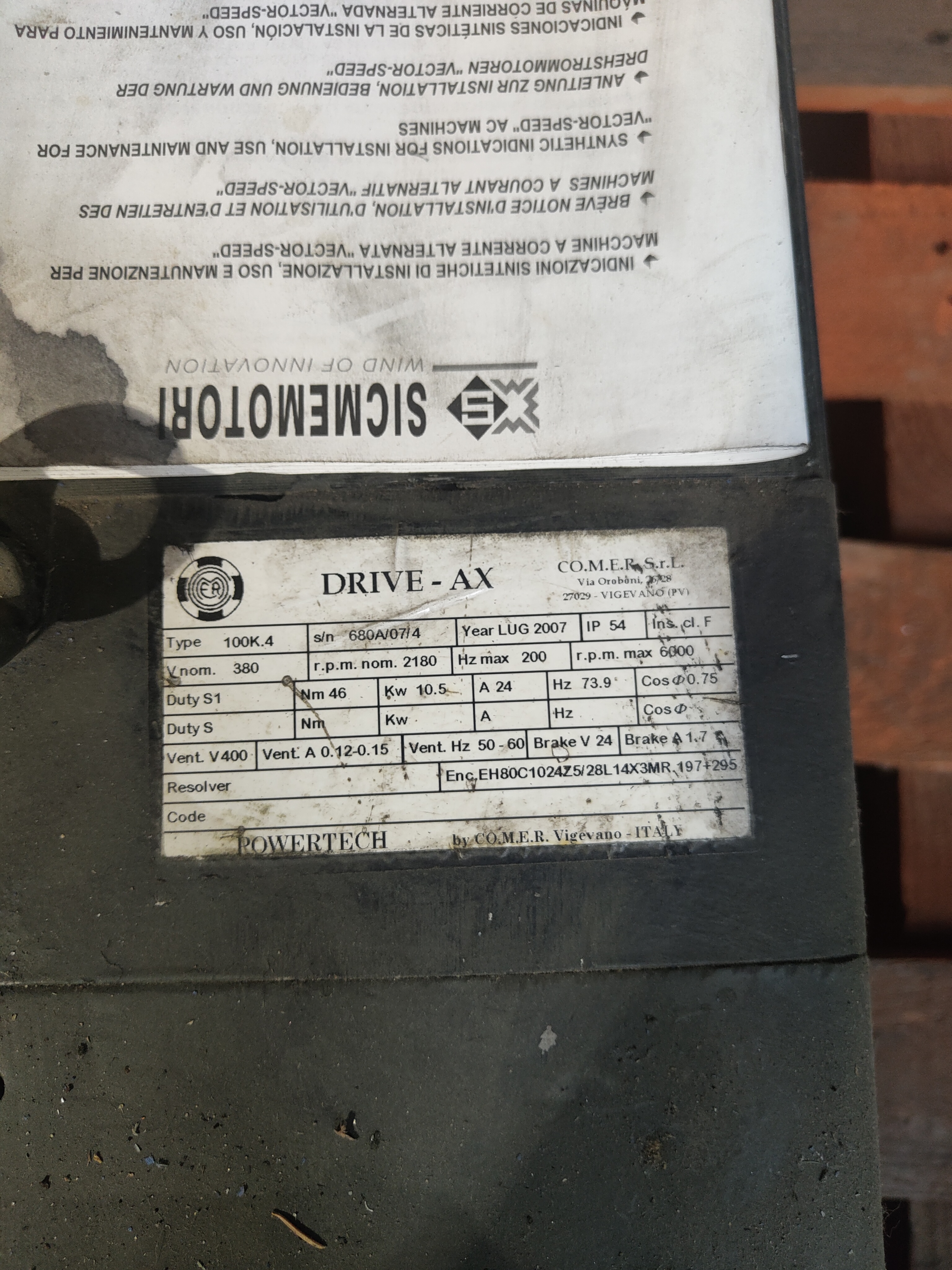Motore Drive-AX kw 10,5 in vendita - foto 2