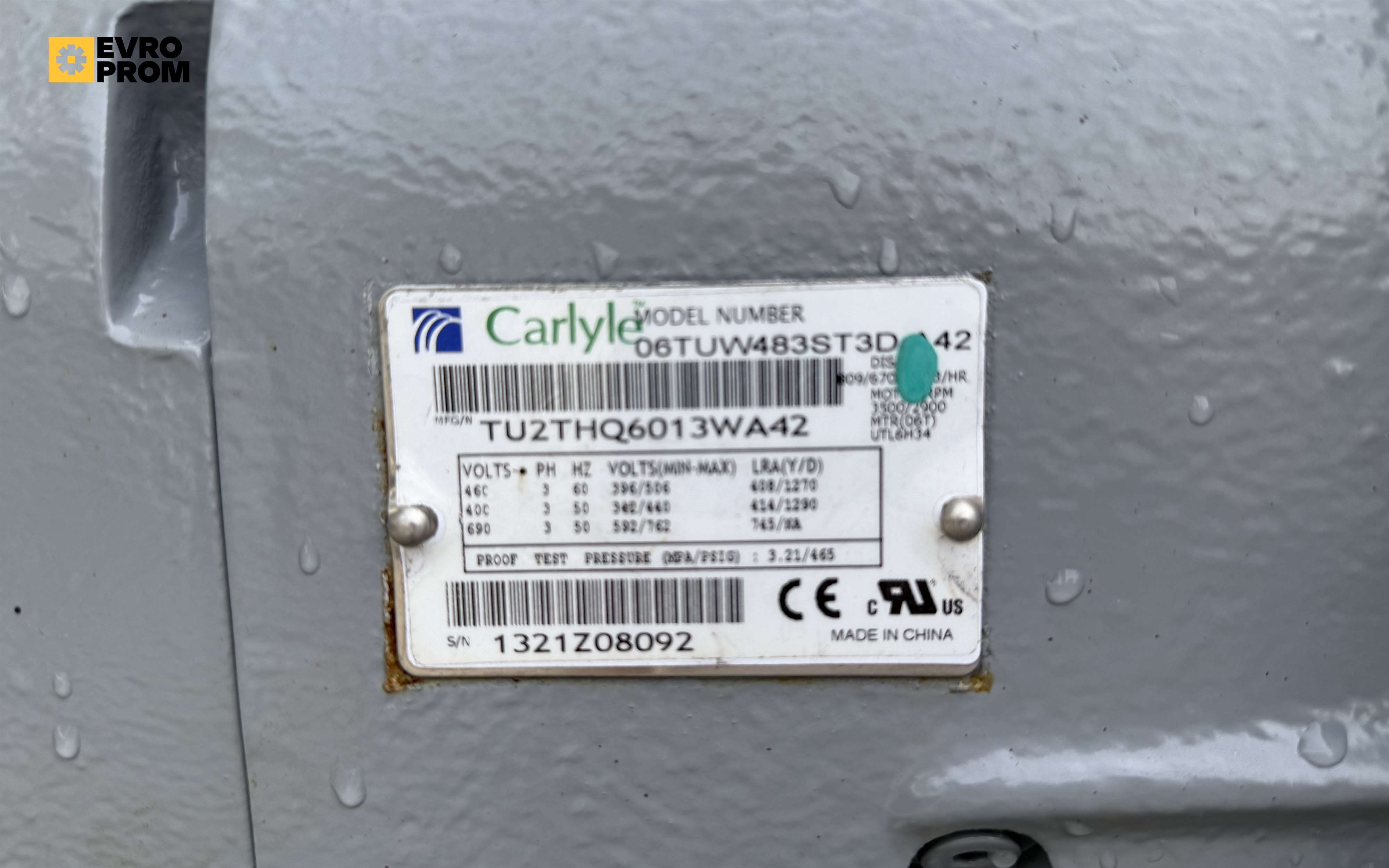 Watercooled chiller Carrier | 476 kW | Usato | Garanzia in vendita - foto 6