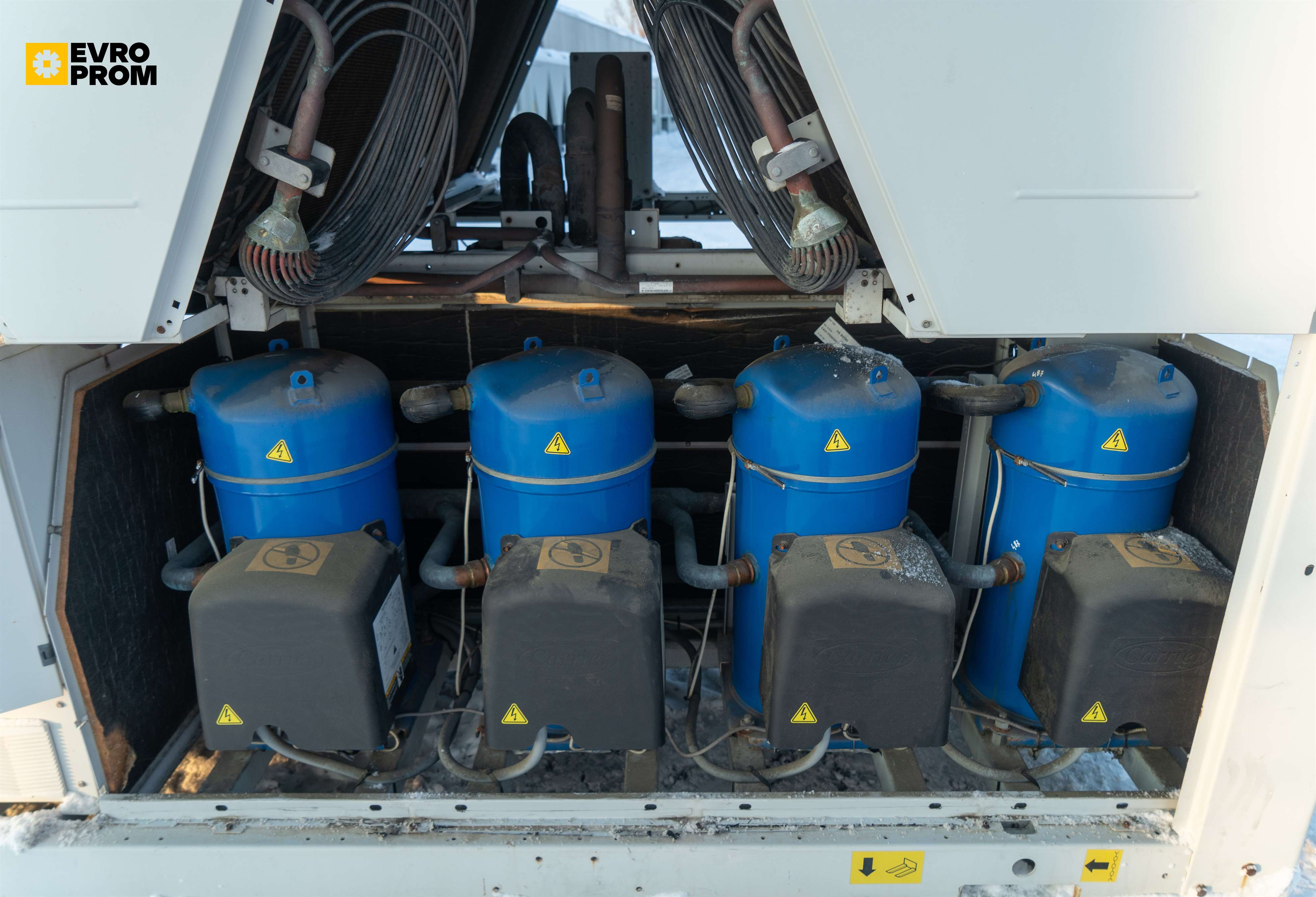 Chiller Carrier 465/560 kW | pompa di calore | Garanzia in vendita - foto 7