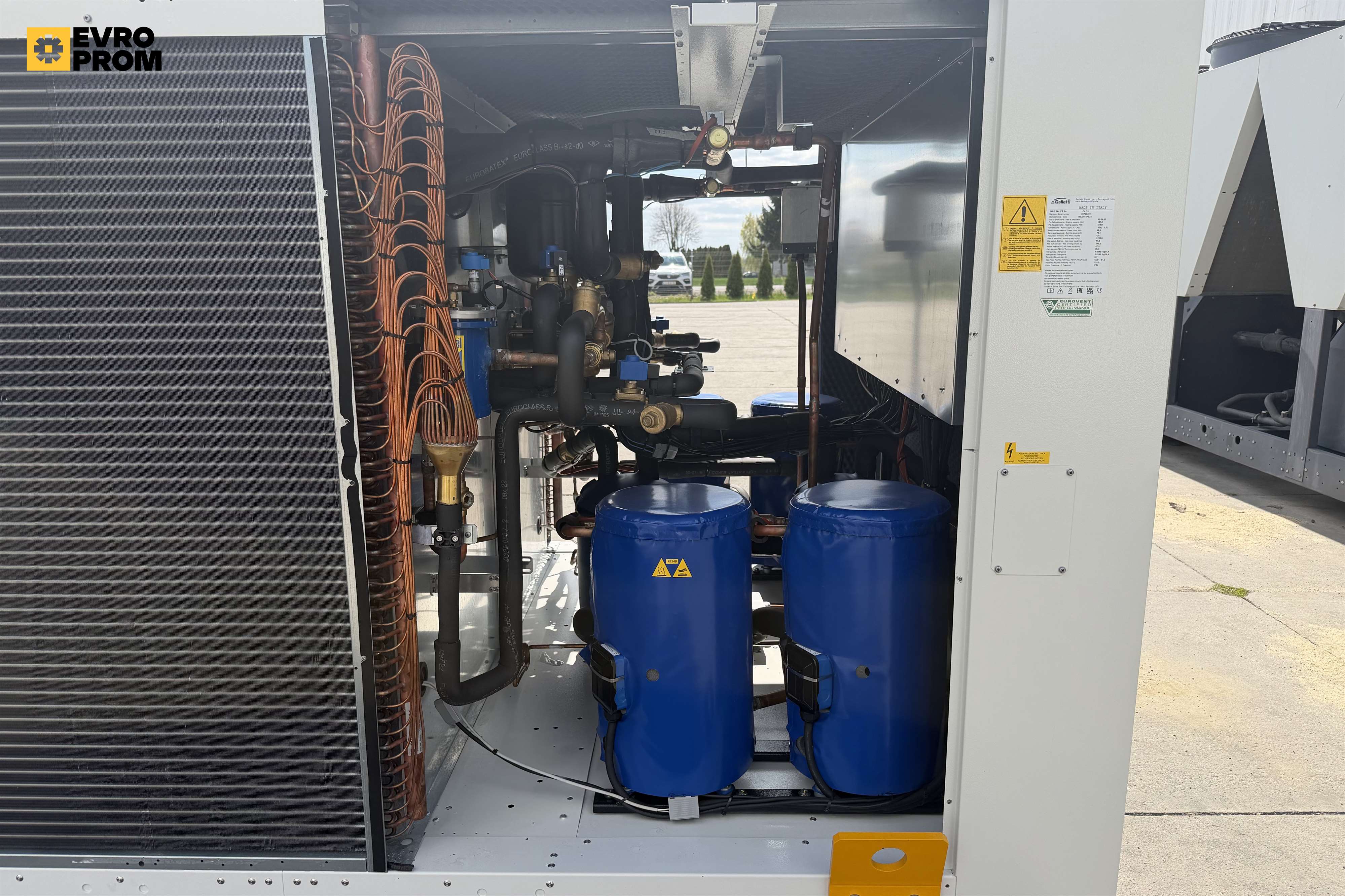 Chiller Galletti 137/154 kW | pompa di calore | Nuovo in vendita - foto 9