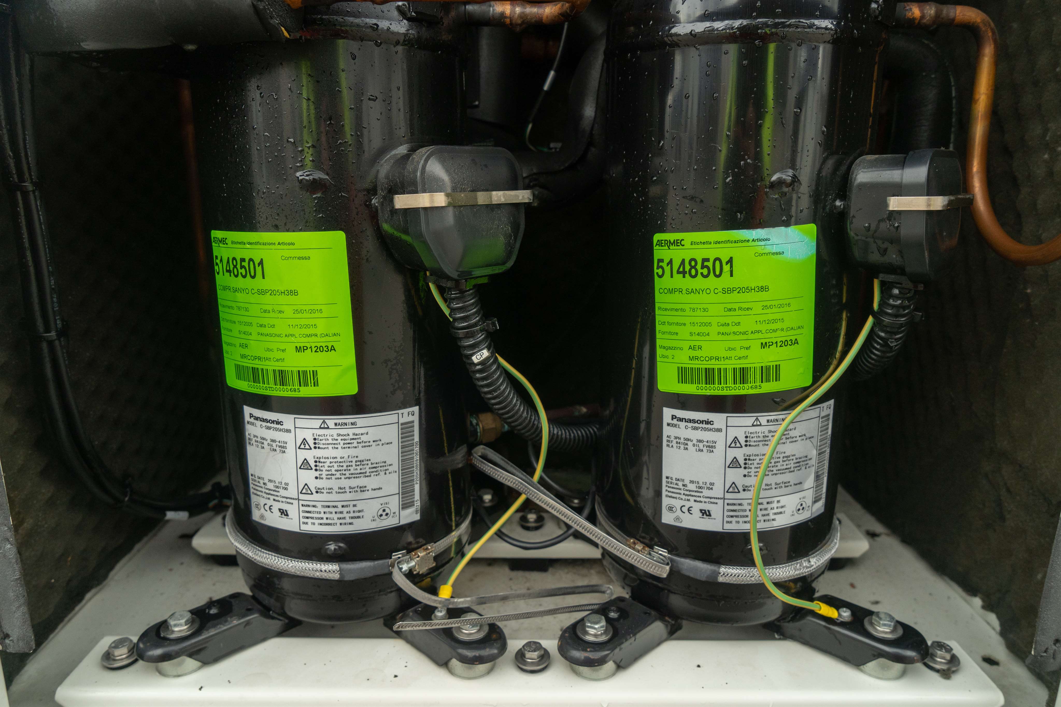 Aircooled chiller Aermec | 32/35 kW | 2016 | Garanzia in vendita - foto 11