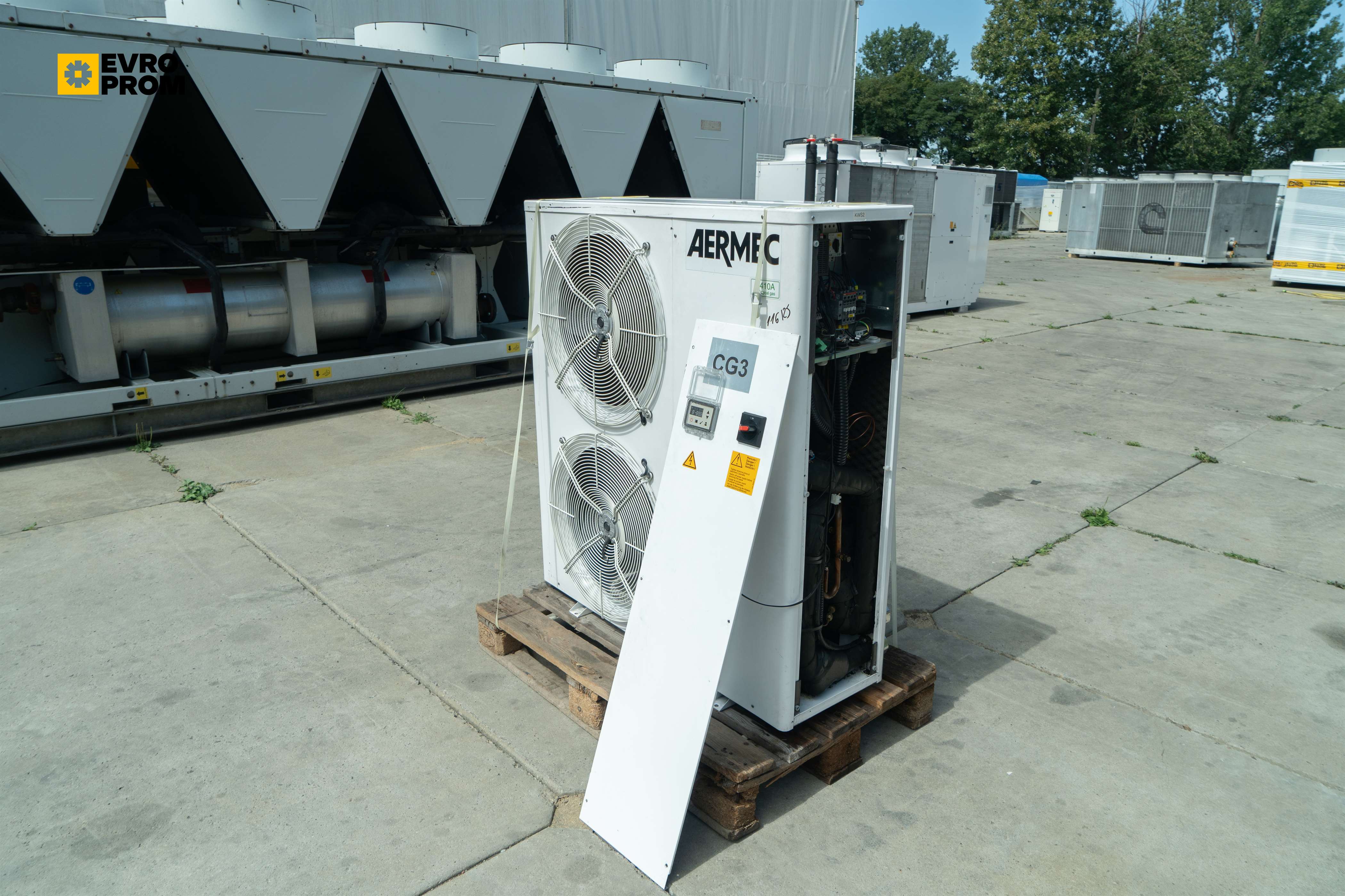 Chiller Aermec 20 kW | R410A | 2019 | Usato | Garanzia in vendita - foto 4