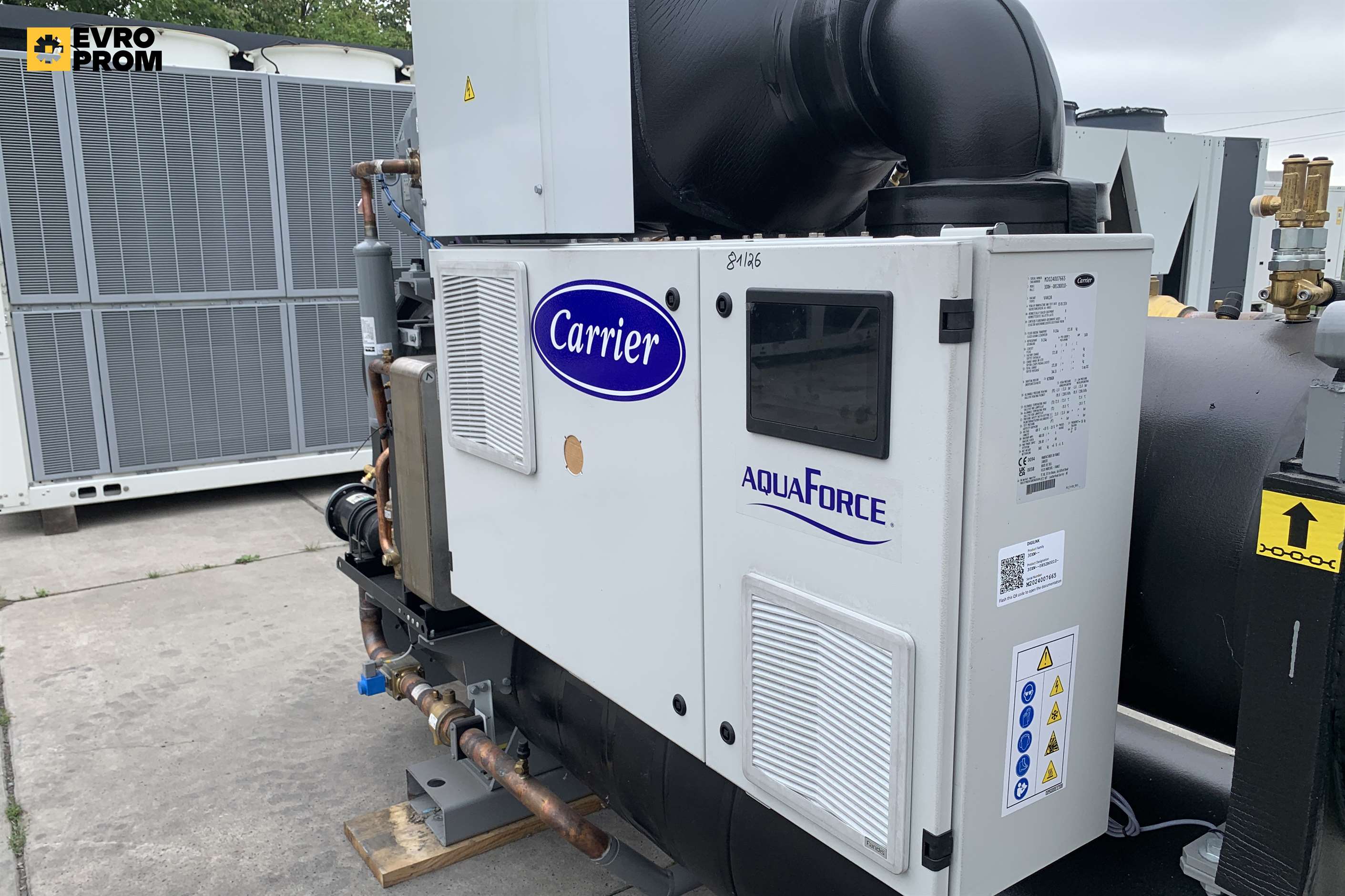 Chiller Carrier watercooled | 829 kW | 2024 Nuovo in vendita - foto 6