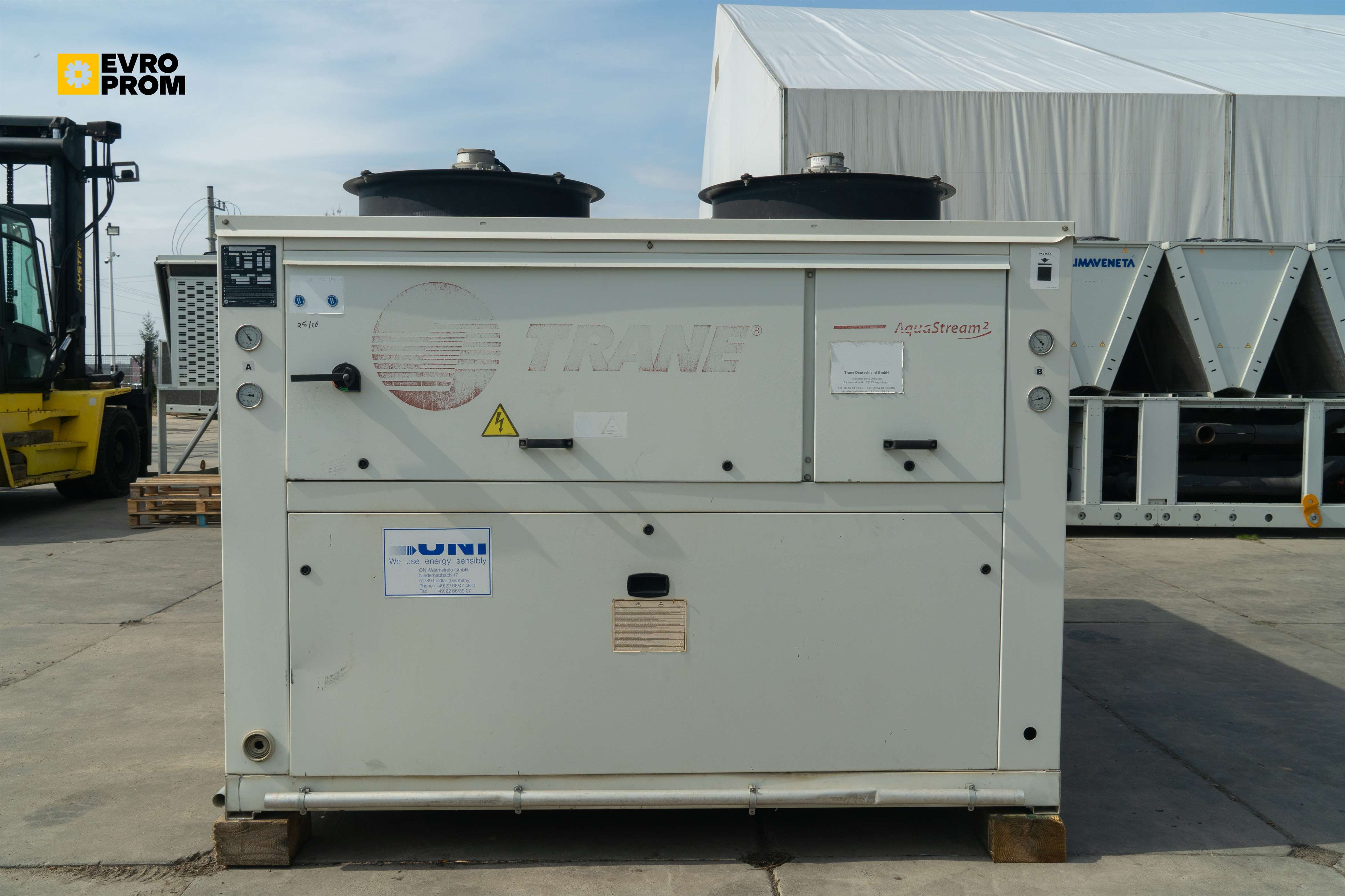Chiller Trane ECGAN600 | 161 kW | Usato | Garanzia in vendita - foto 3