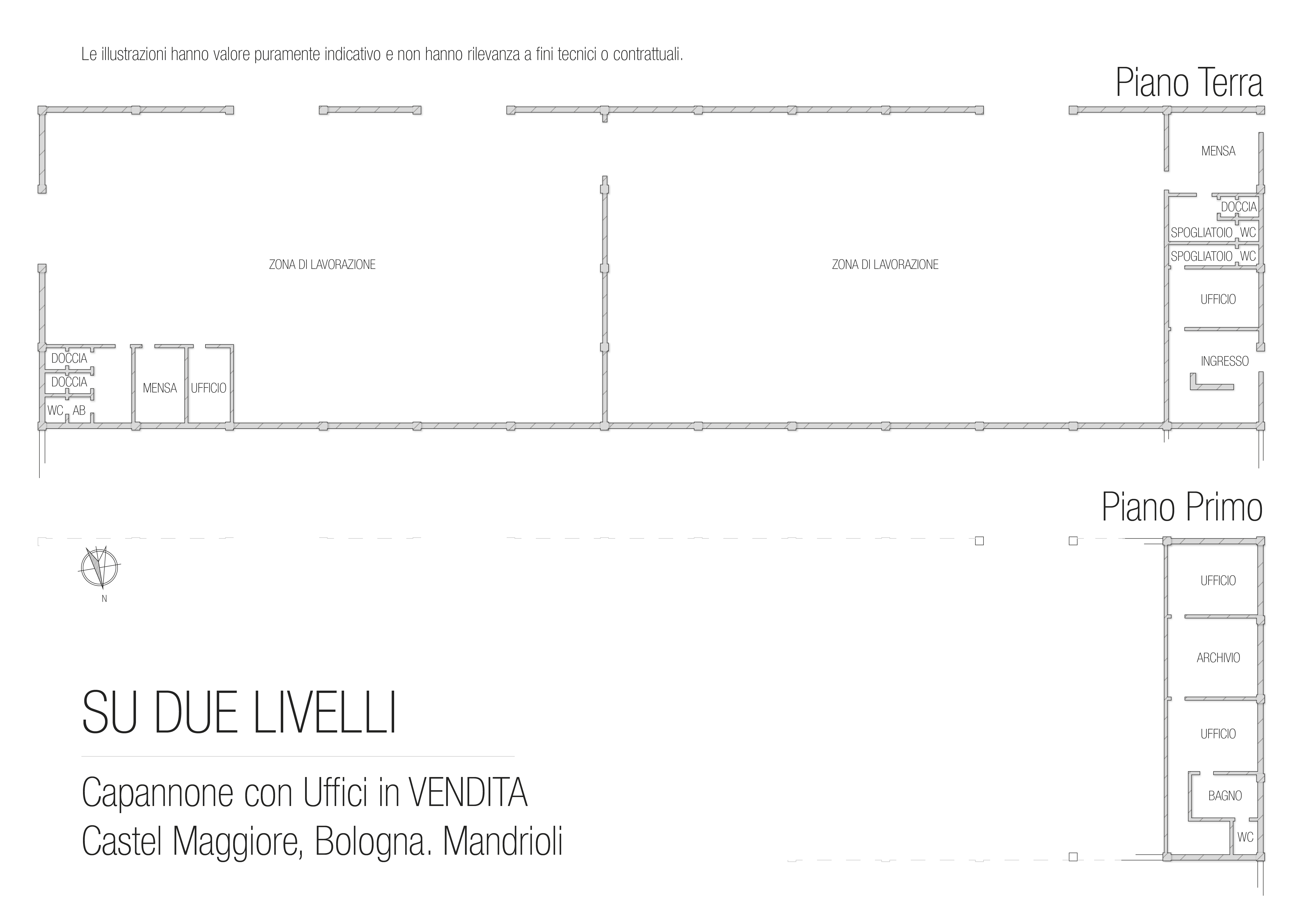 CASTEL MAGGIORE CAPANNONE ARTIGIANALE CON UFFICI in vendita - foto 12