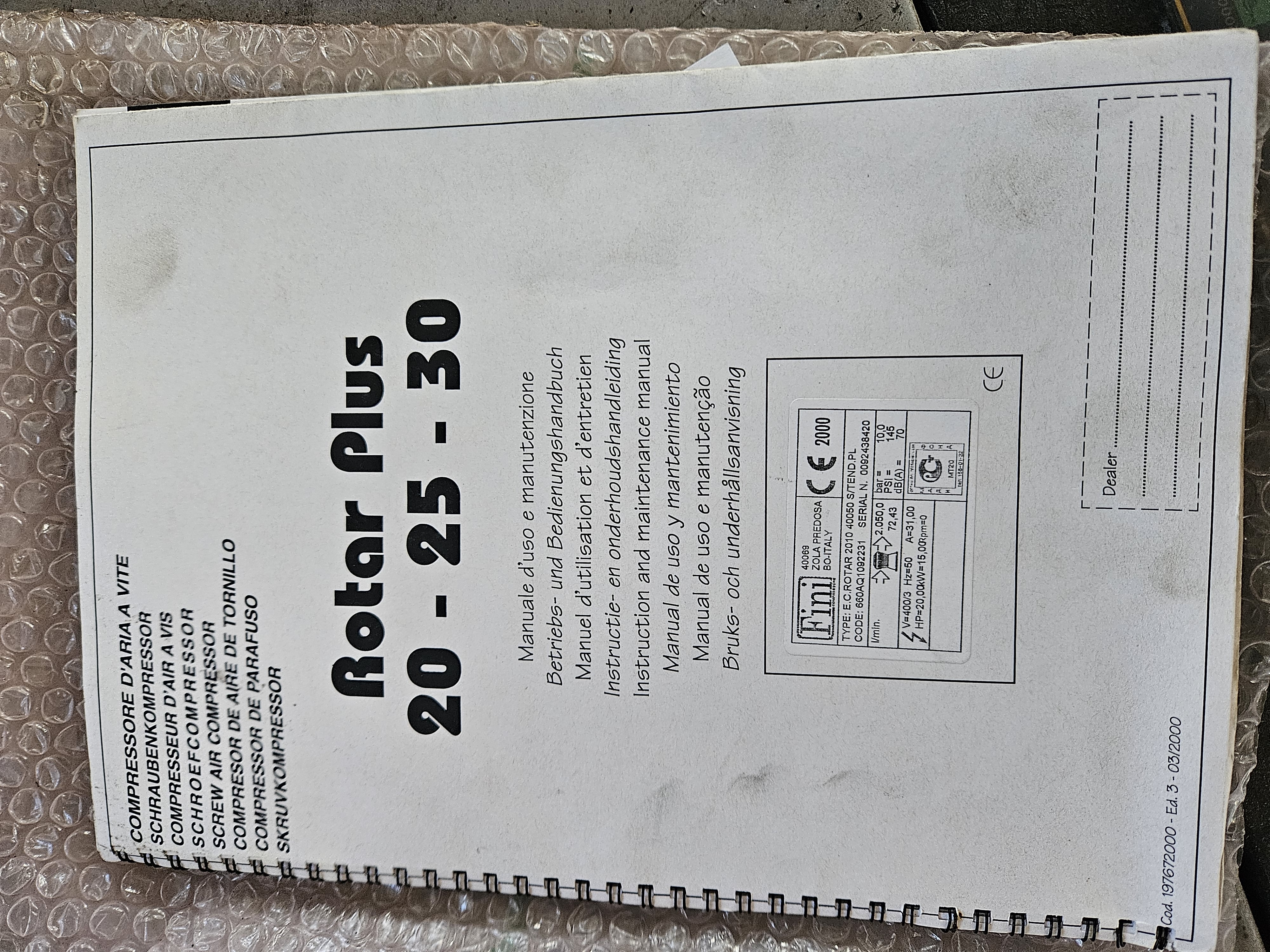 Compressore Fini Rotar in vendita - foto 3
