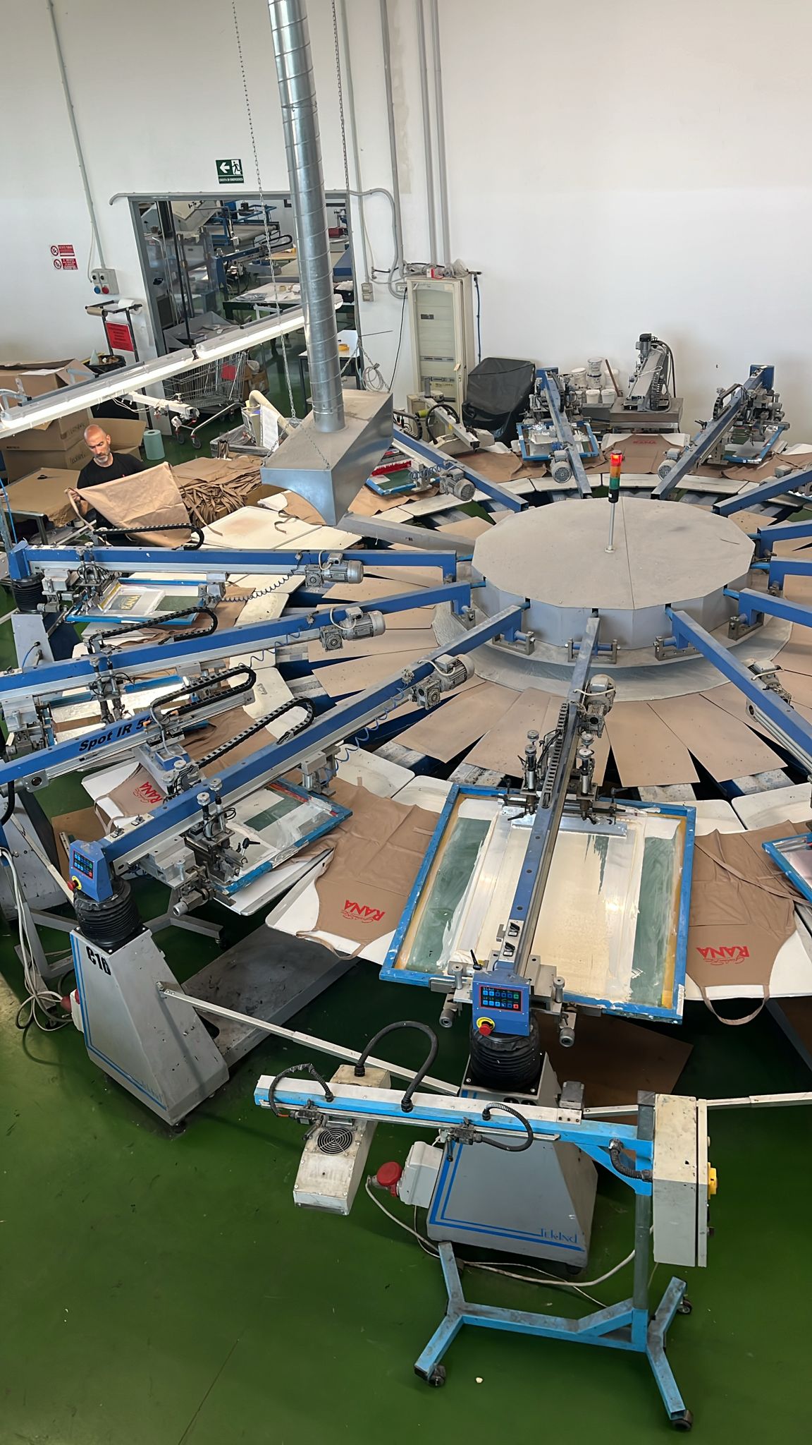 Stampante serigrafica a 12 colori in vendita - foto 4