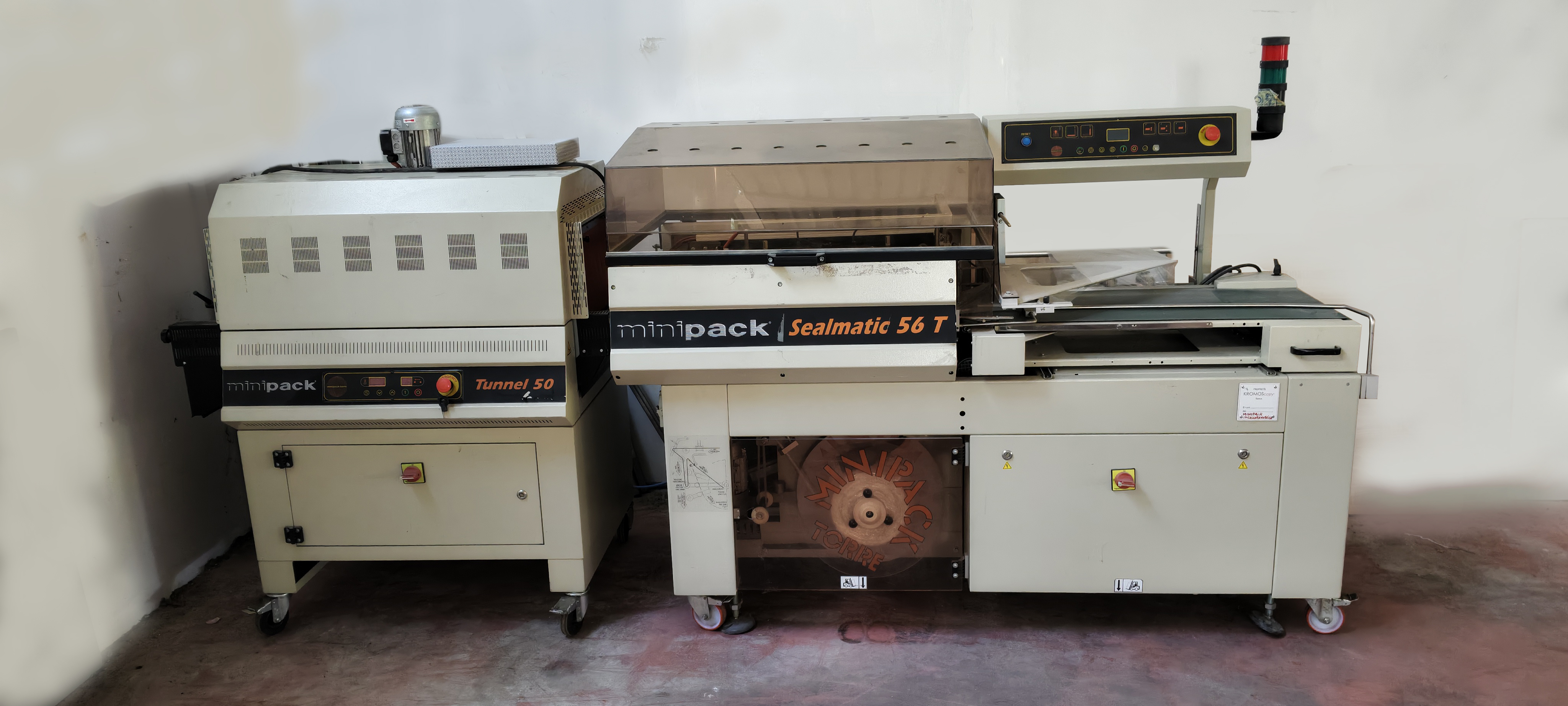 FARDELLATRICE CELLOFANATRICE - MINIPACK SEALMATIC 56T in vendita - foto 1