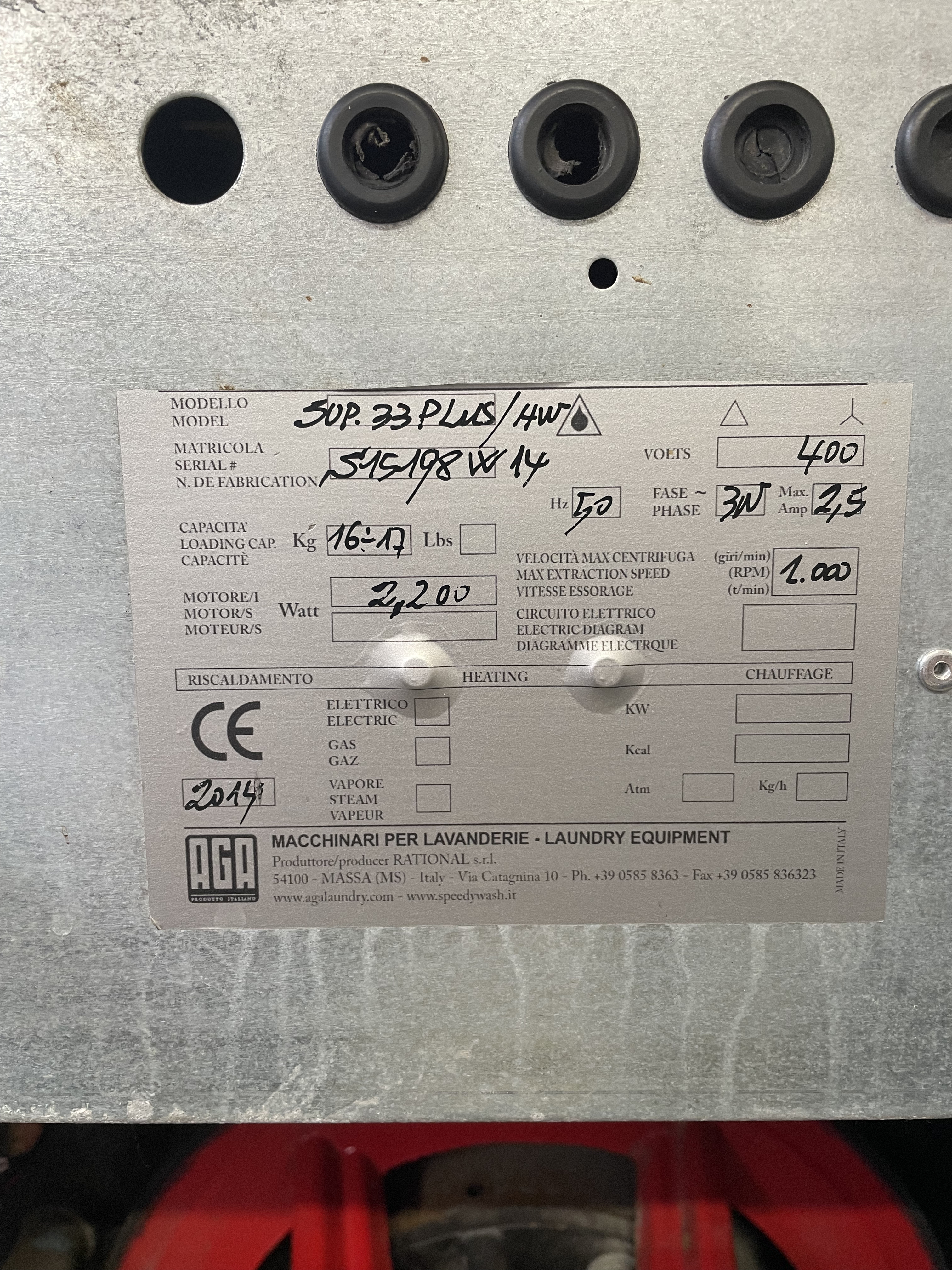 Lavatrice Industriale AGA Super 33 Plus in vendita - foto 3