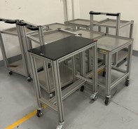 Carrelli vari alluminio con ruote in vendita - foto 1