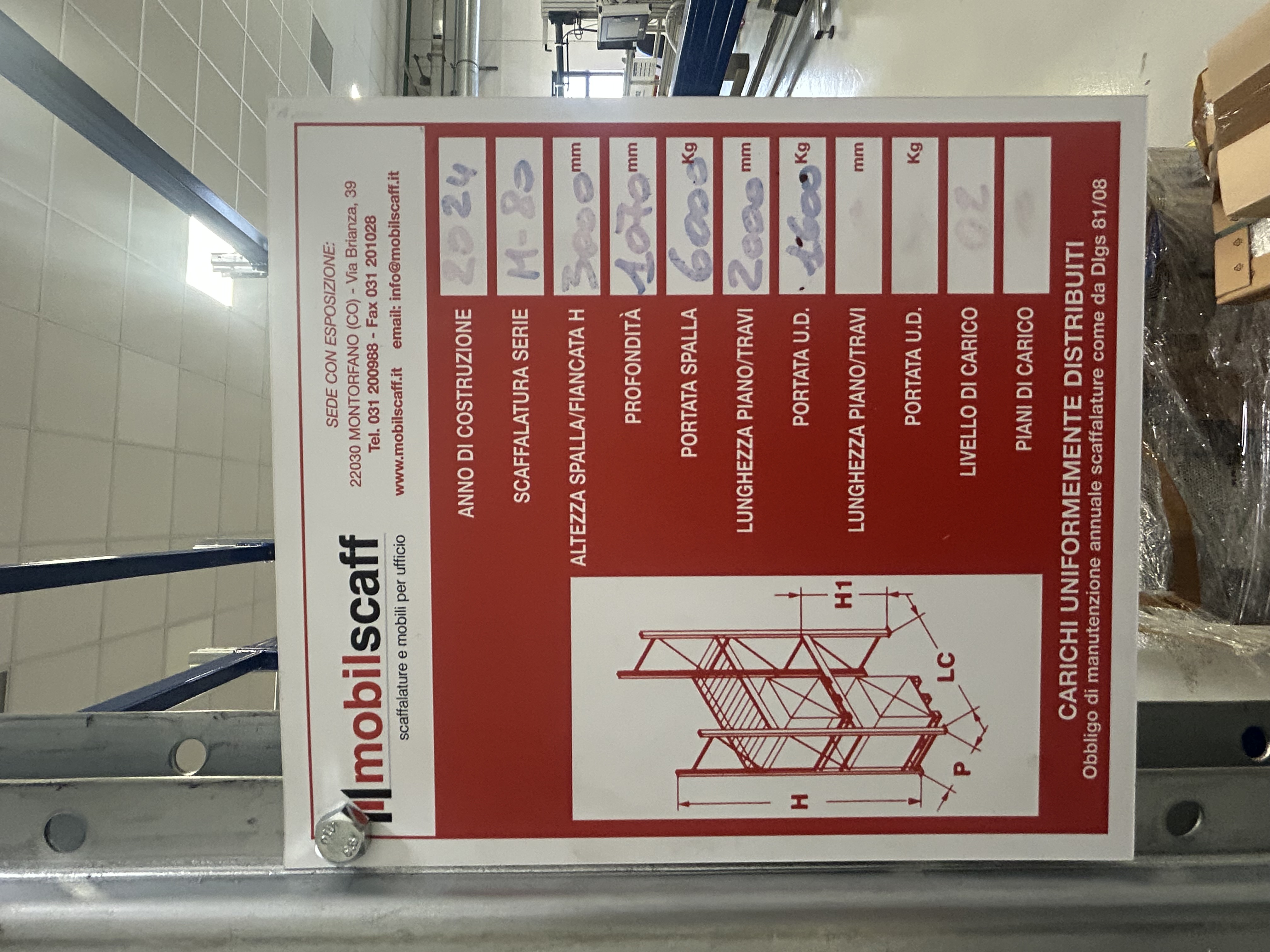 Scaffalatura metallica nuova in vendita - foto 2