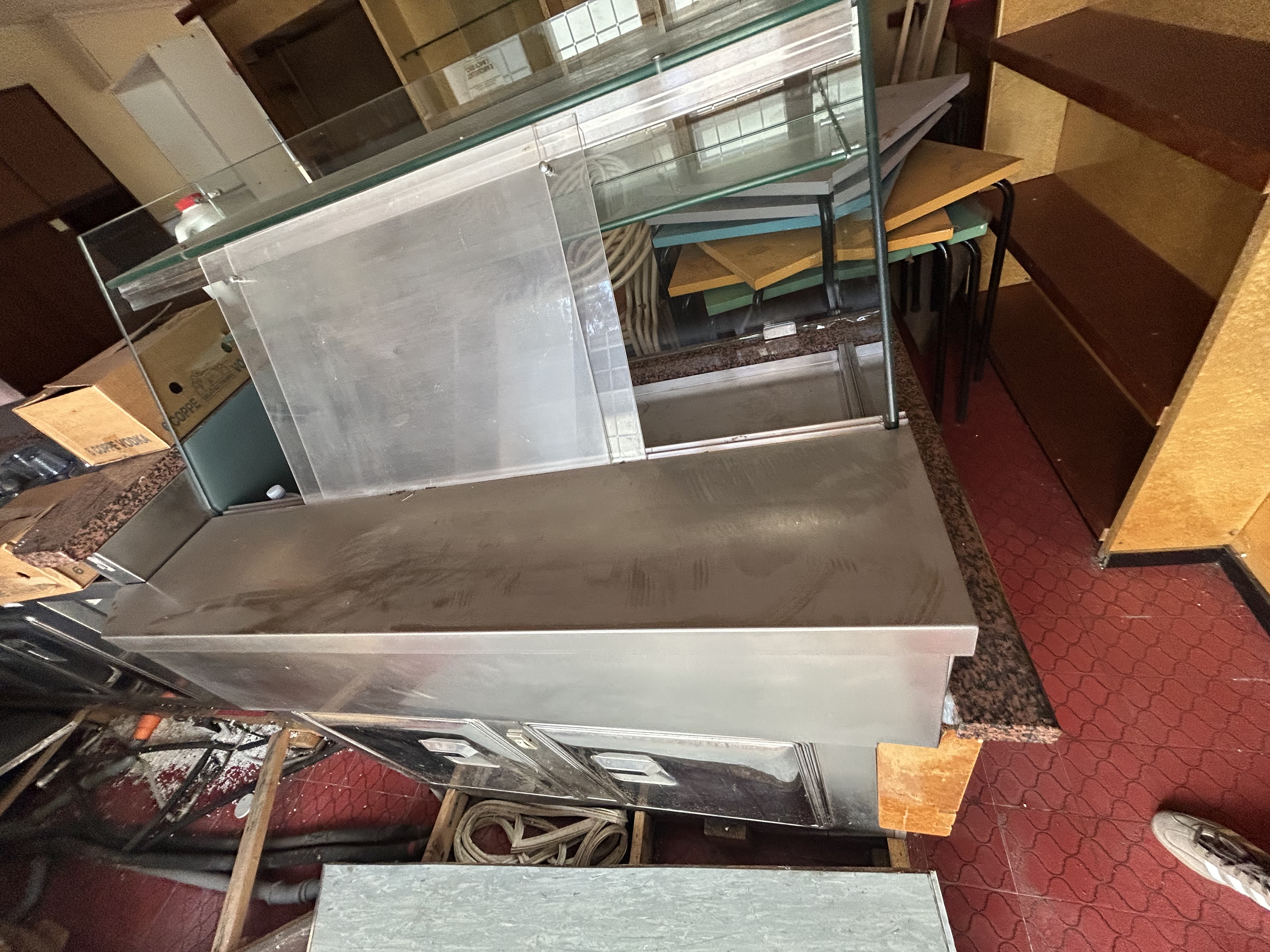 Vetrina frigo da banco con 2 vani frigo sotto in vendita - foto 3