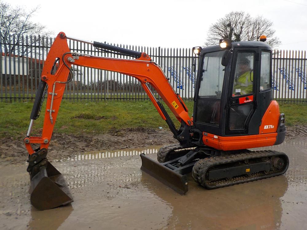 2015 Kubota KX71-3 mini excavatore in vendita - foto 1