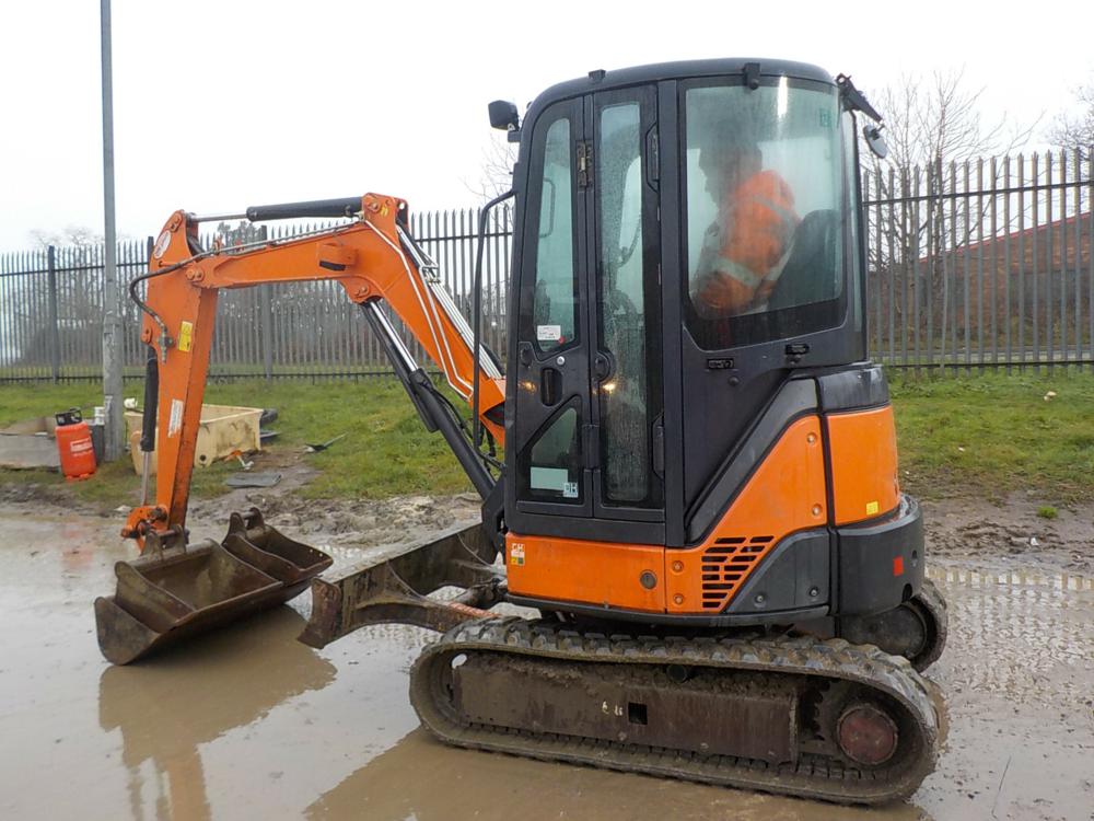 2012 Hitachi ZX29U-3 mini excavatore in vendita - foto 3