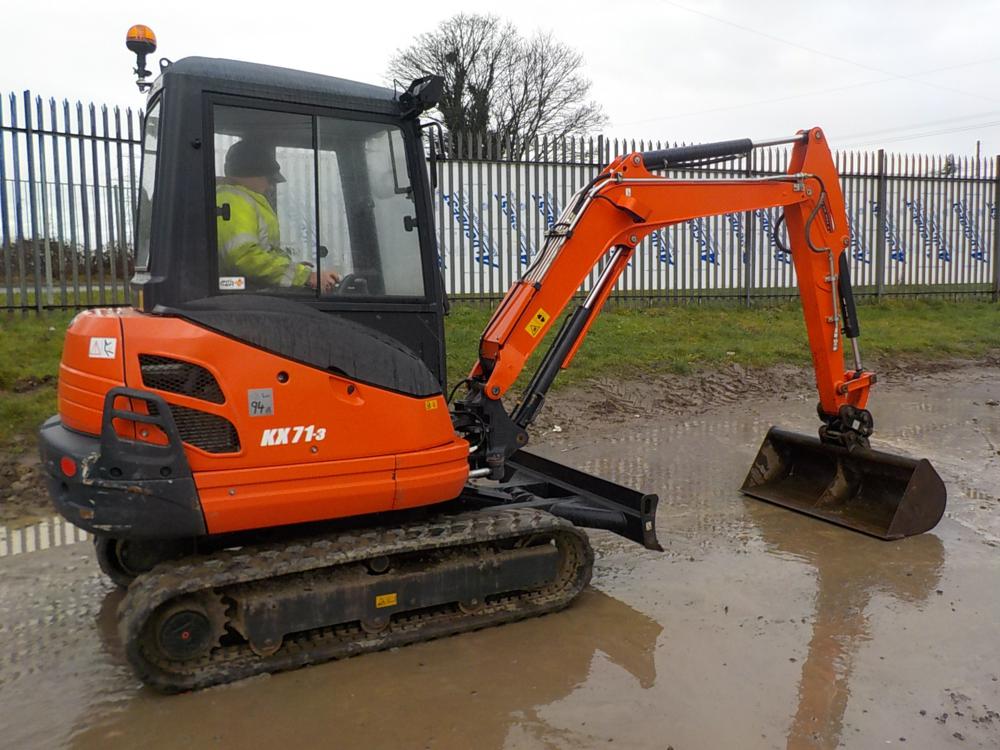 2015 Kubota KX71-3 mini excavatore in vendita - foto 2