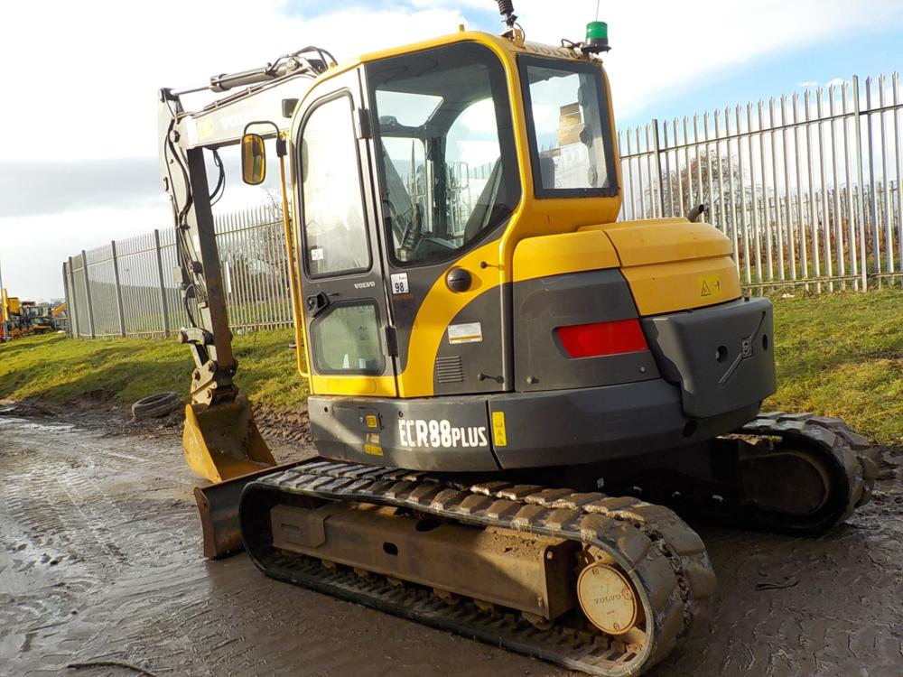 2011 Volvo ECR88  midi excavatore in vendita - foto 2