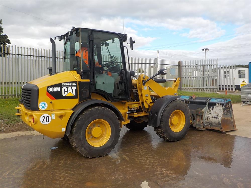 2015 CAT 908M pala gommata in vendita - foto 2