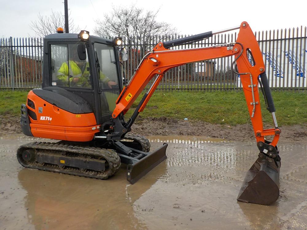 2015 Kubota KX71-3 mini excavatore in vendita - foto 1