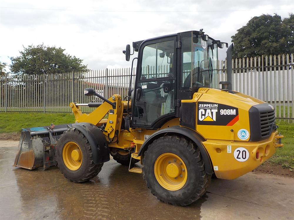 2015 CAT 908M pala gommata in vendita - foto 2