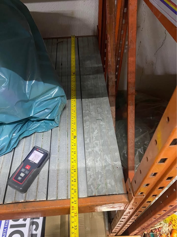 scaffali porta pallet 23 metri su 2 livelli in vendita - foto 6