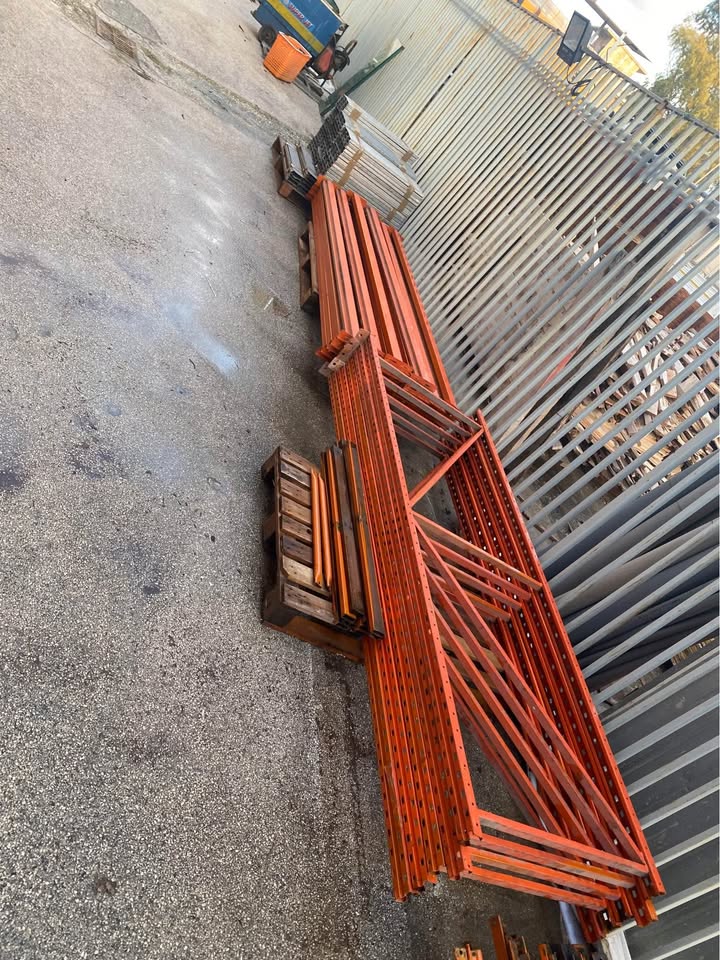 scaffali porta pallet 23 metri su 2 livelli in vendita - foto 2