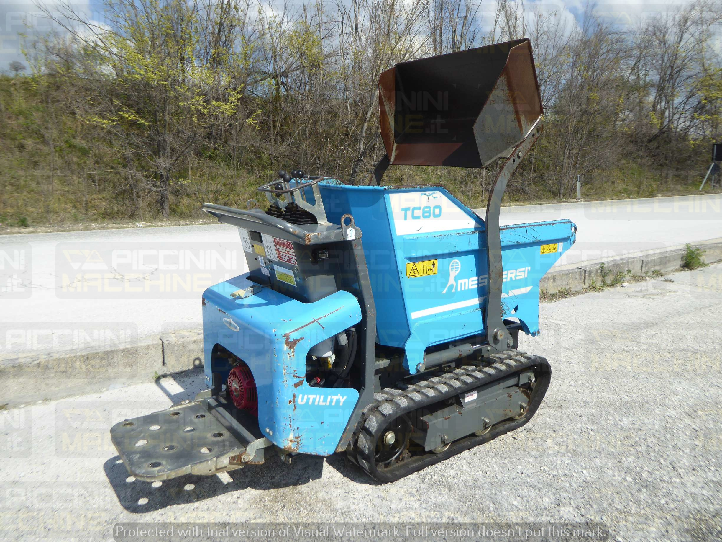 Minidumper Messersì TC80 in vendita - foto 3