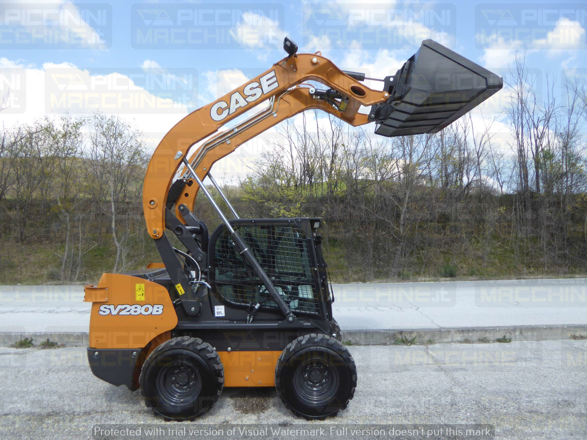 Minipala gommata Case SV280B in vendita - foto 5