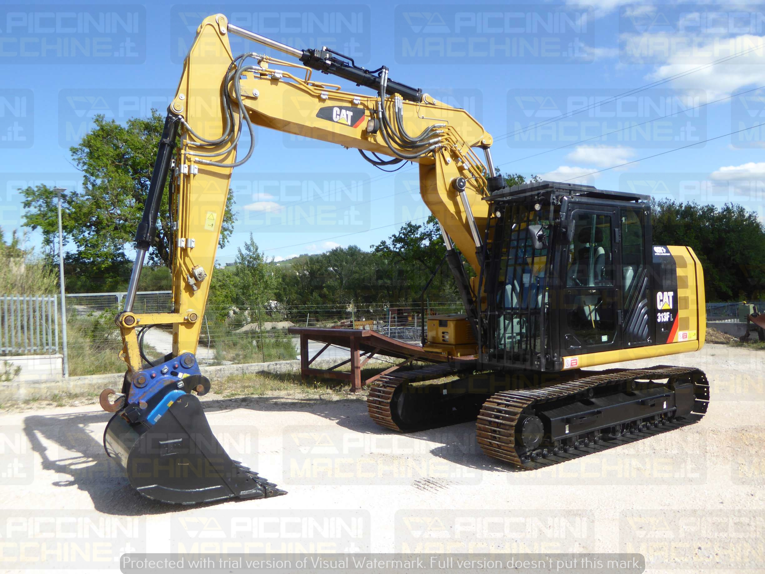 Escavatore cingolato Caterpillar 313FL in vendita - foto 2