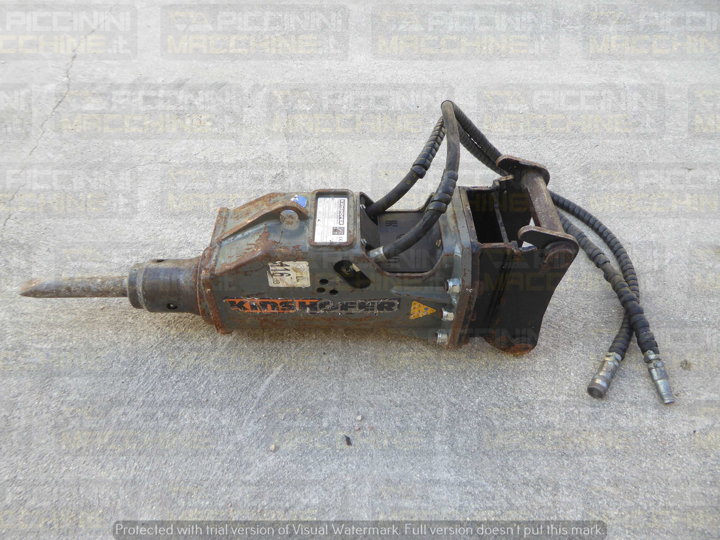 Martello demolitore idraulico Kinshofer KSB70 in vendita - foto 1