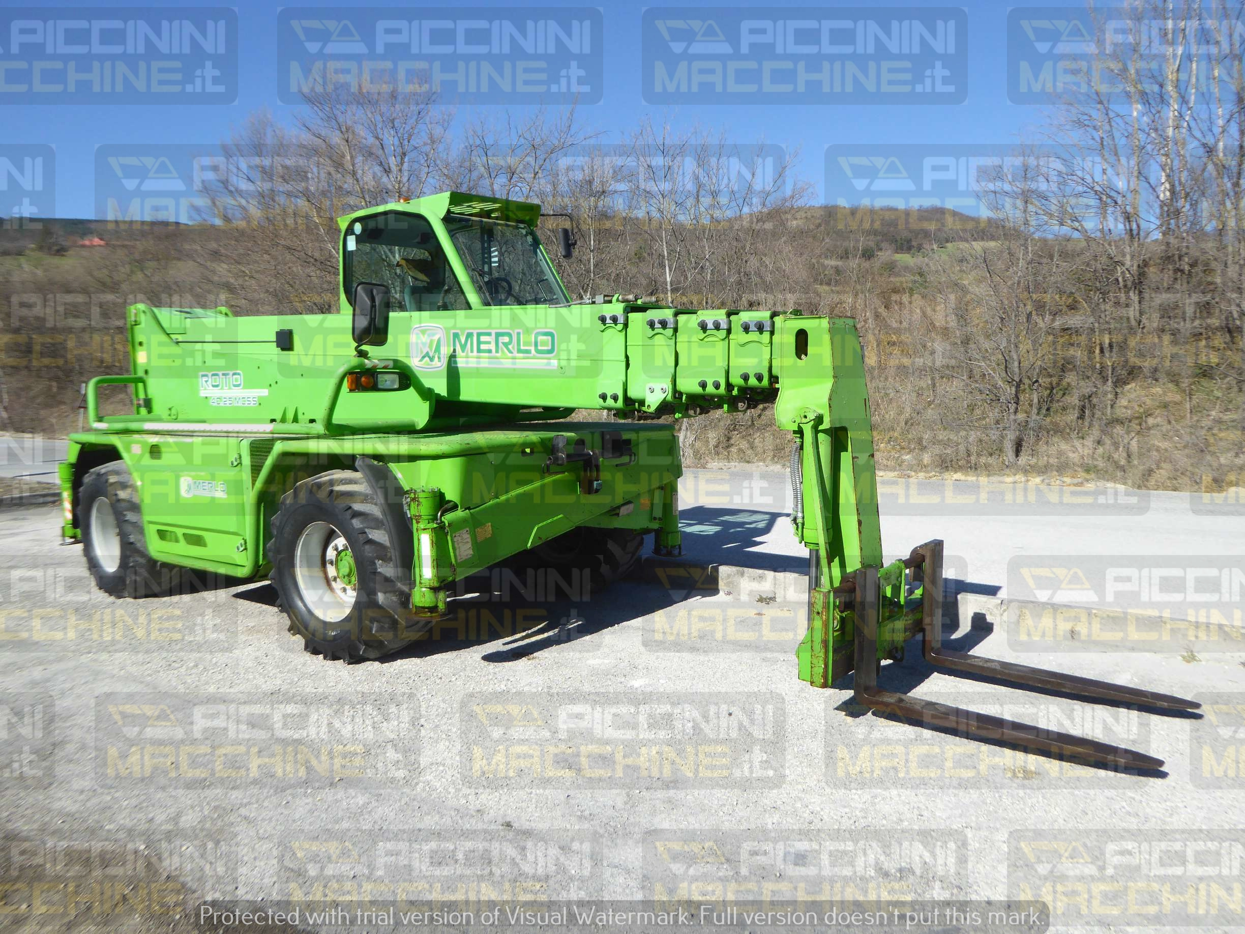 Sollevatore telescopico girevole Merlo ROTO 40.25 MCSS in vendita - foto 3