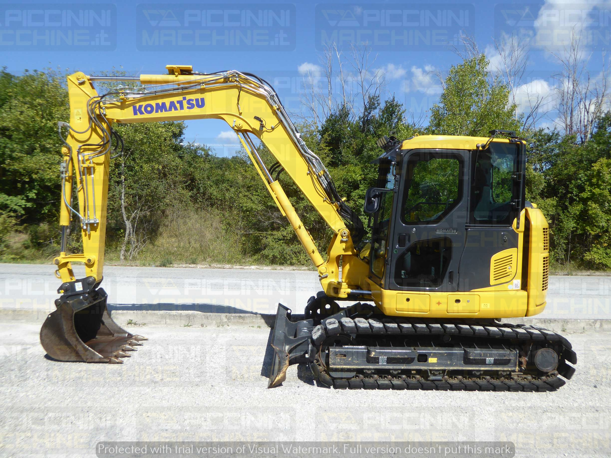 Escavatore cingolato Komatsu PC88MR-11 in vendita - foto 1