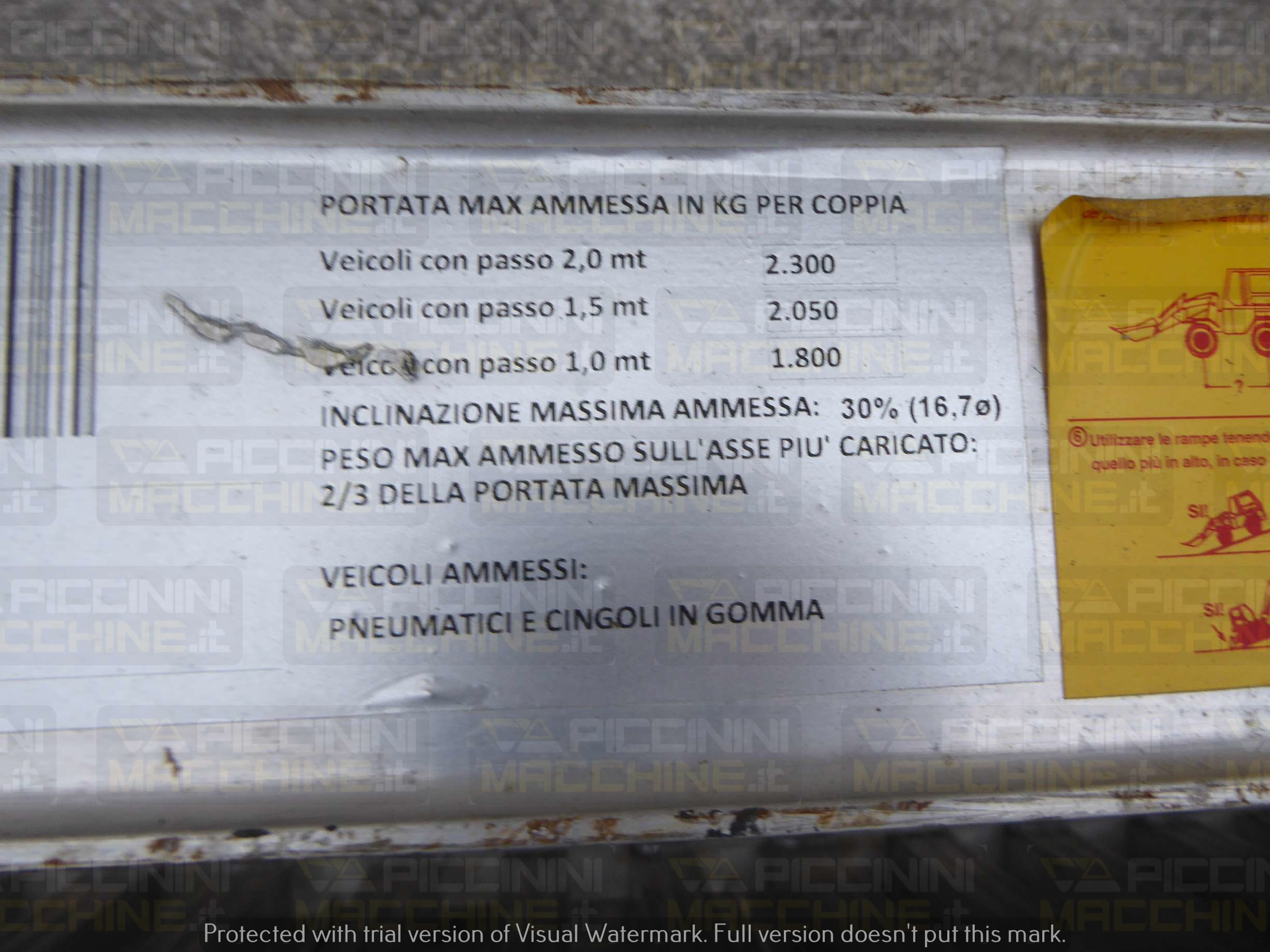 Rampe di carico CLM modello 100.35 in vendita - foto 5