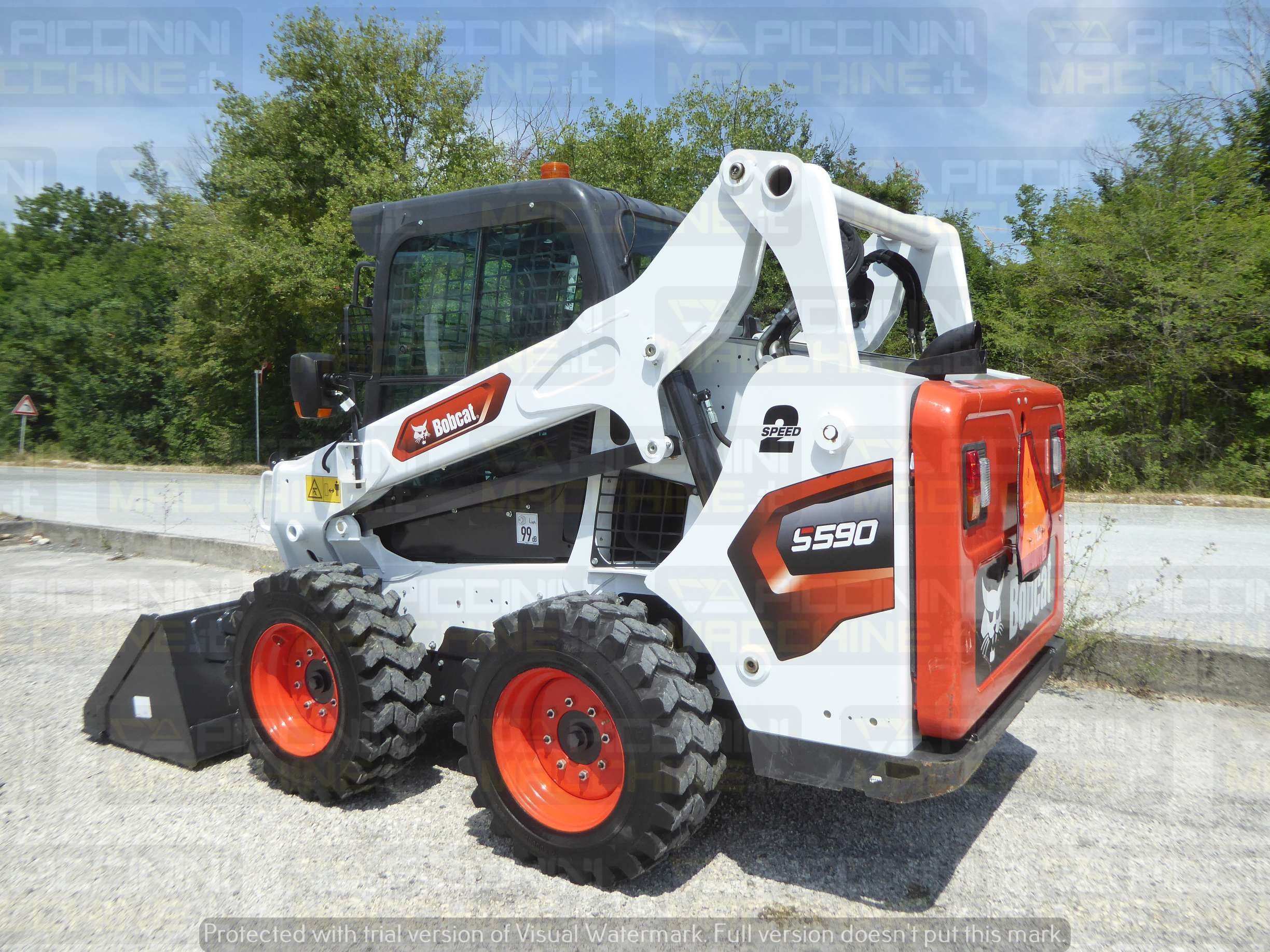 Minipala gommata Bobcat S590 HF in vendita - foto 3