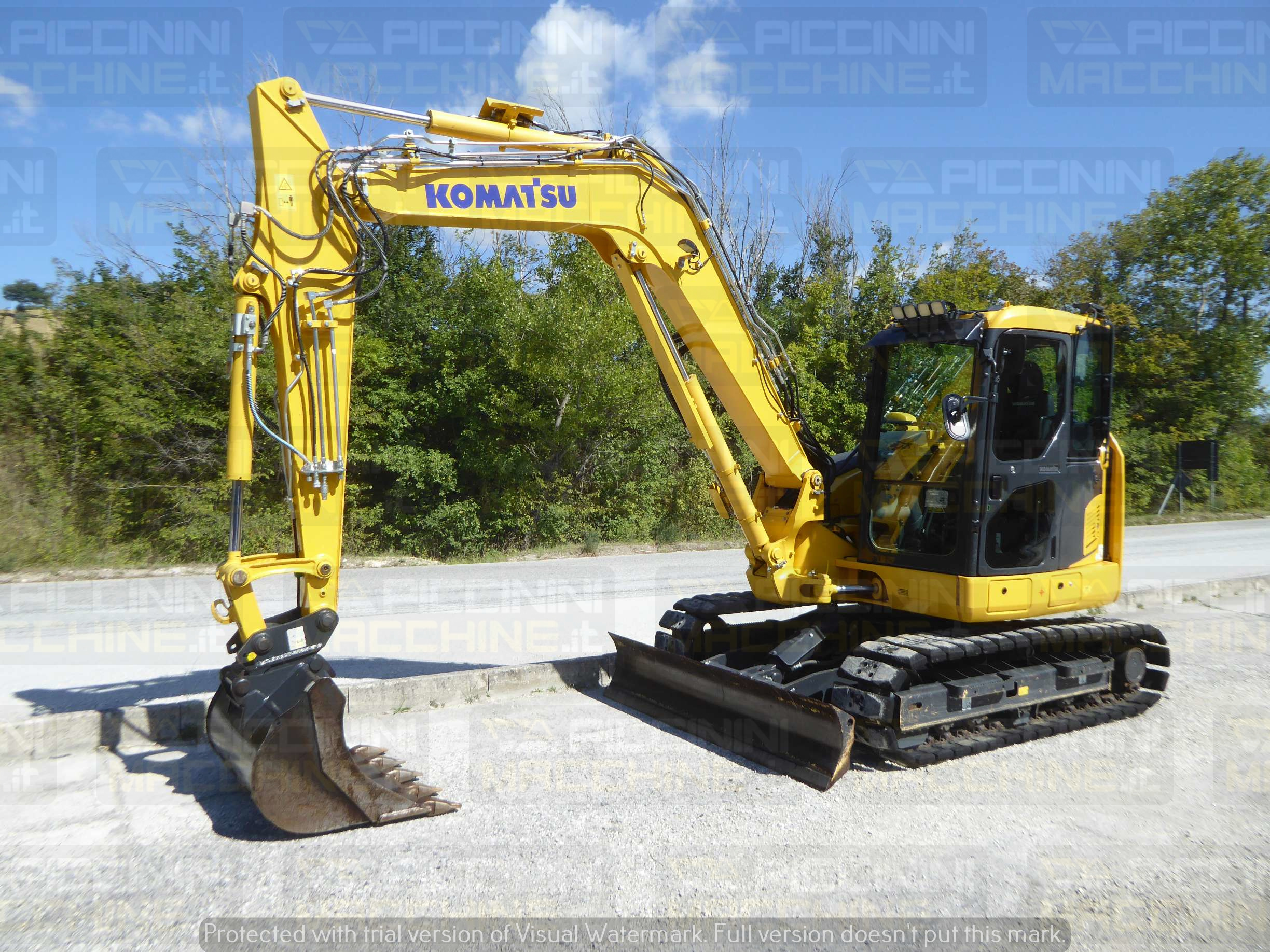 Escavatore cingolato Komatsu PC88MR-11 in vendita - foto 2