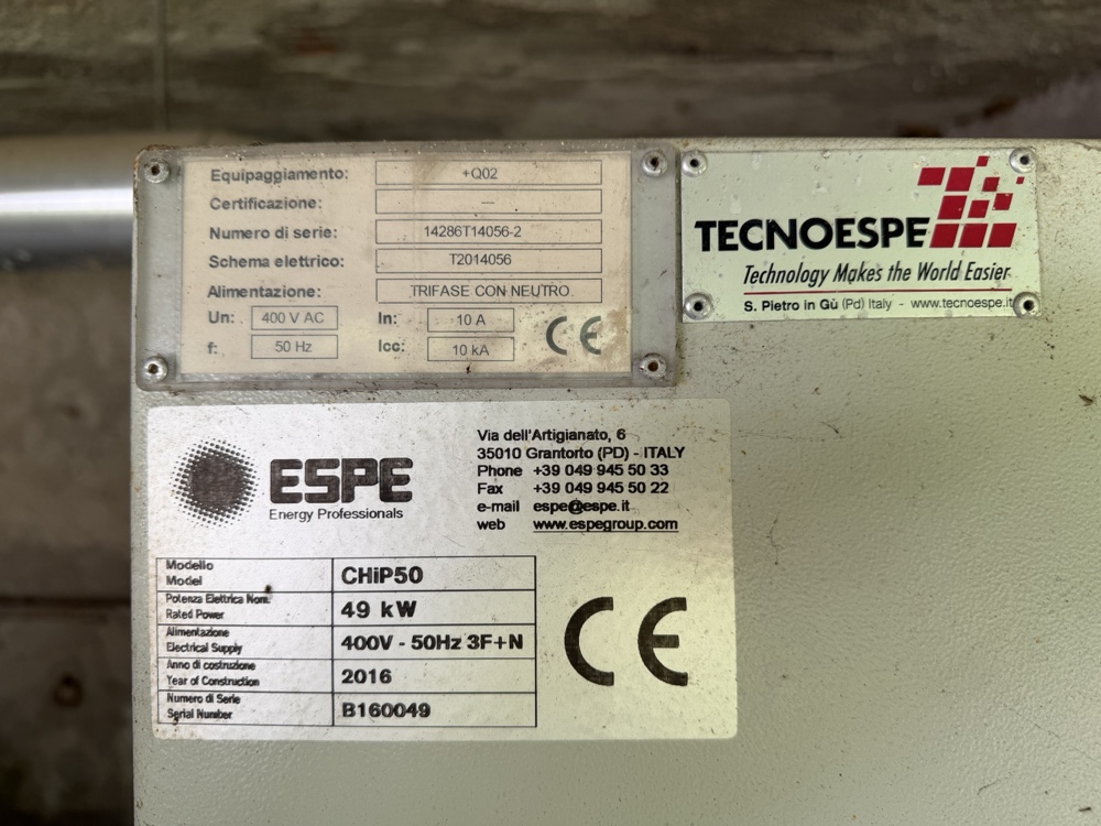 Cogeneratore ESPE CHiP50 49kW (2016) - Ore pari a zero in vendita - foto 2