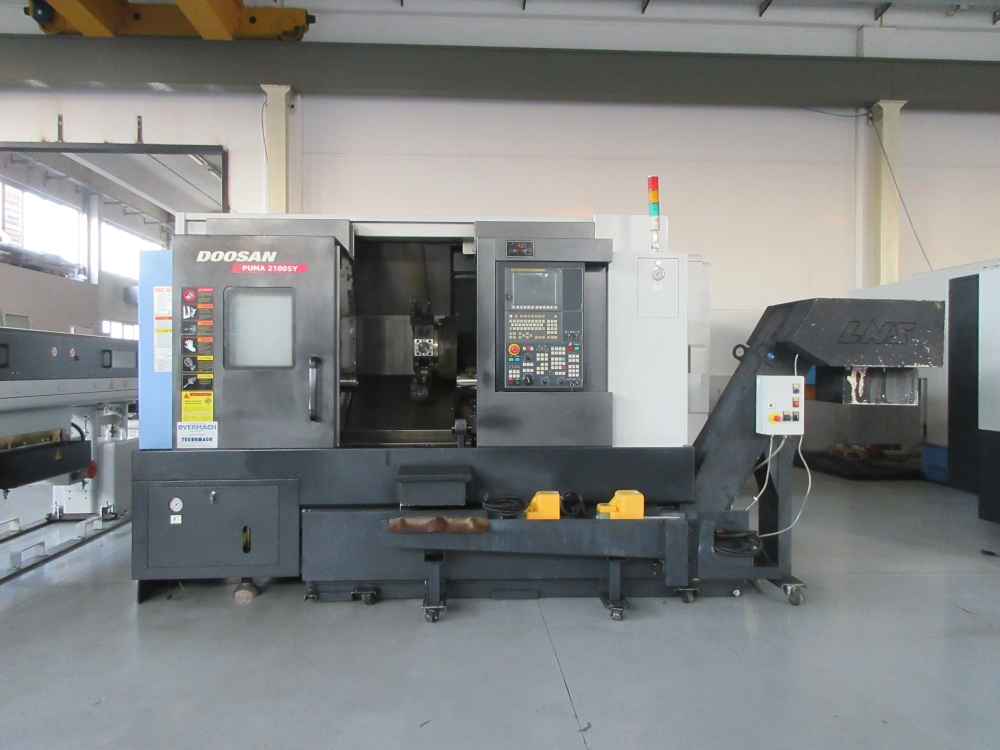 TORNIO CNC DOOSAN PUMA 2100SY MANDRINO/CONTROMANDRINO in vendita - foto 1