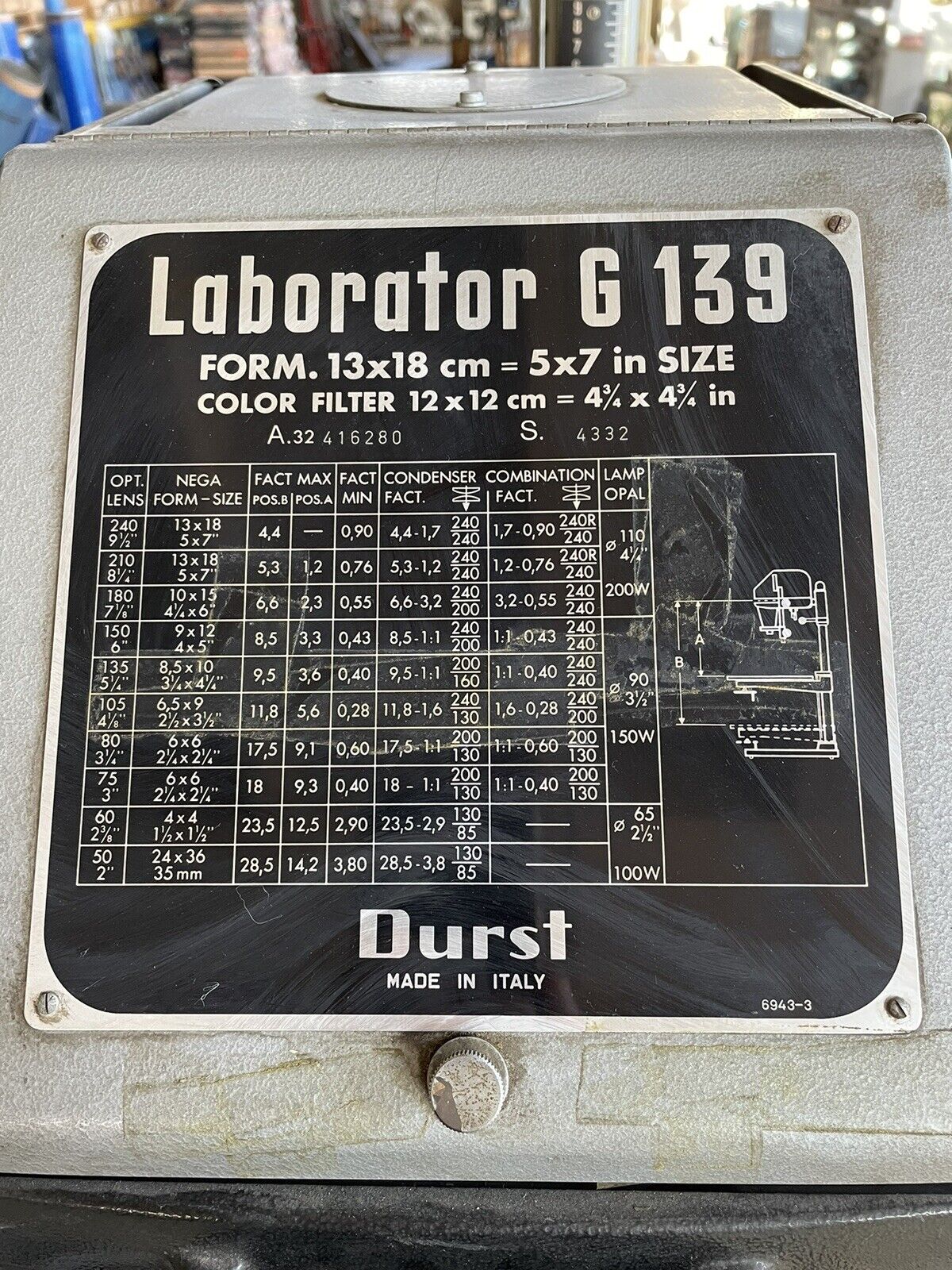 Durst Laborator G 139 in vendita - foto 7